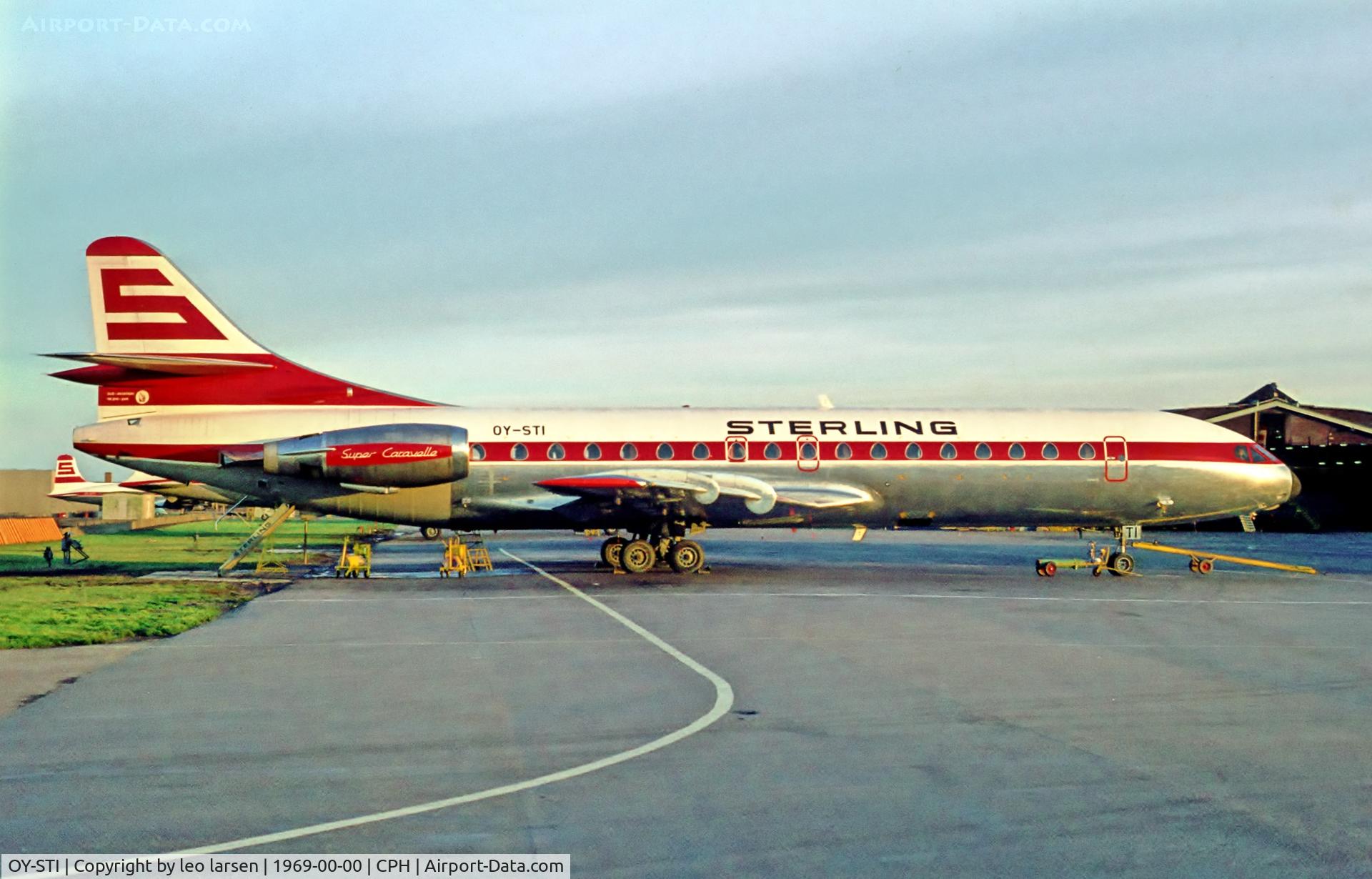 OY-STI, 1969 Sud Aviation SE-210 Caravelle 10B3 Super B C/N 265, Copenhagen 1969