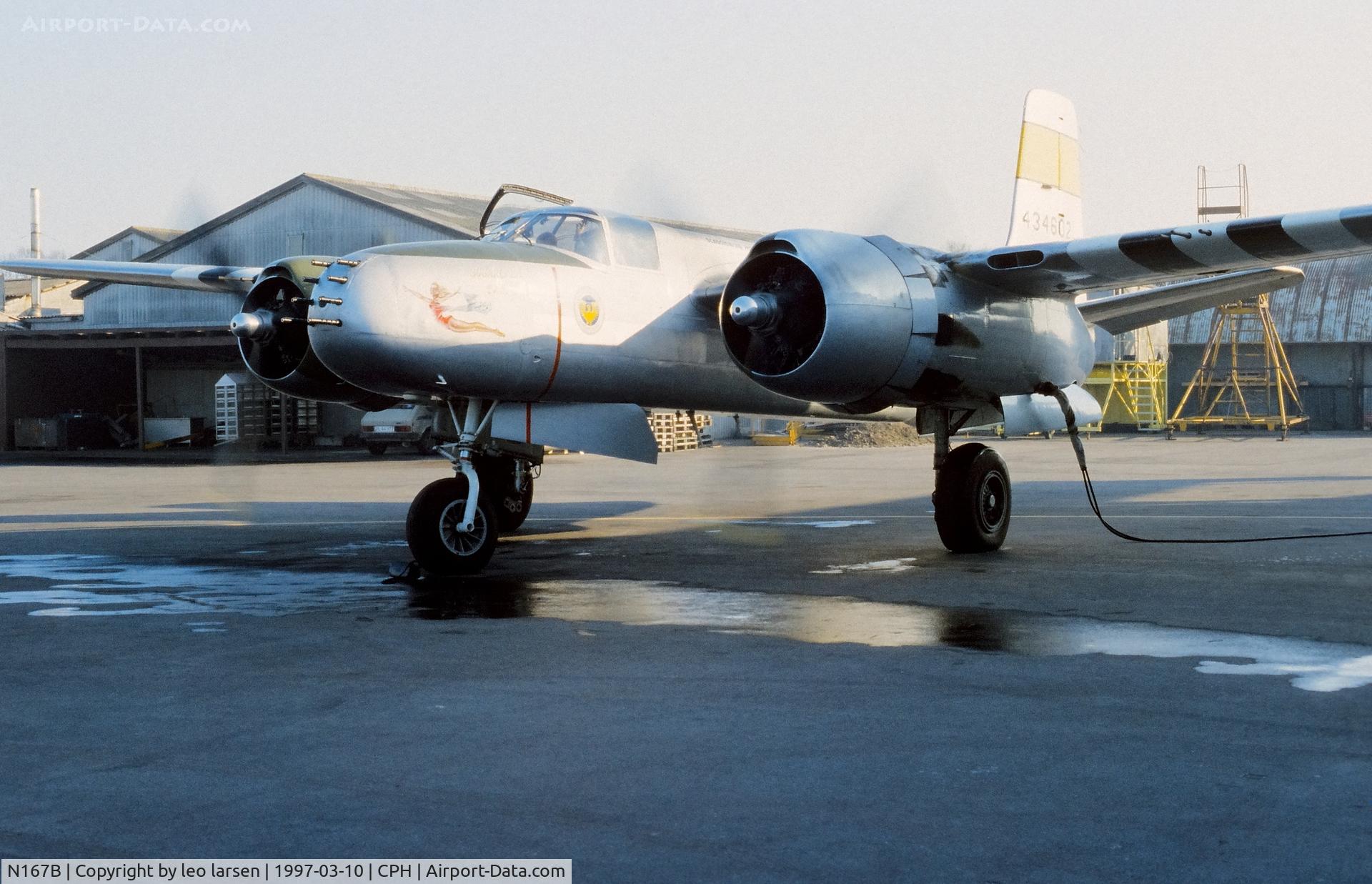N167B, 1944 Douglas A-26B Invader C/N 27881, Copenhagen 10.3.1997