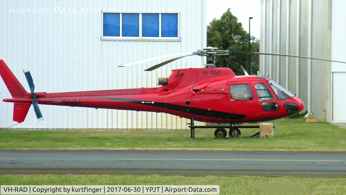VH-RAD, 1987 Aerospatiale AS 350BA Écureuil C/N 2058, Aerospatiale AS350-AB  Squirrel cn 2058. VH-RAD. YPJT 30 June 2017