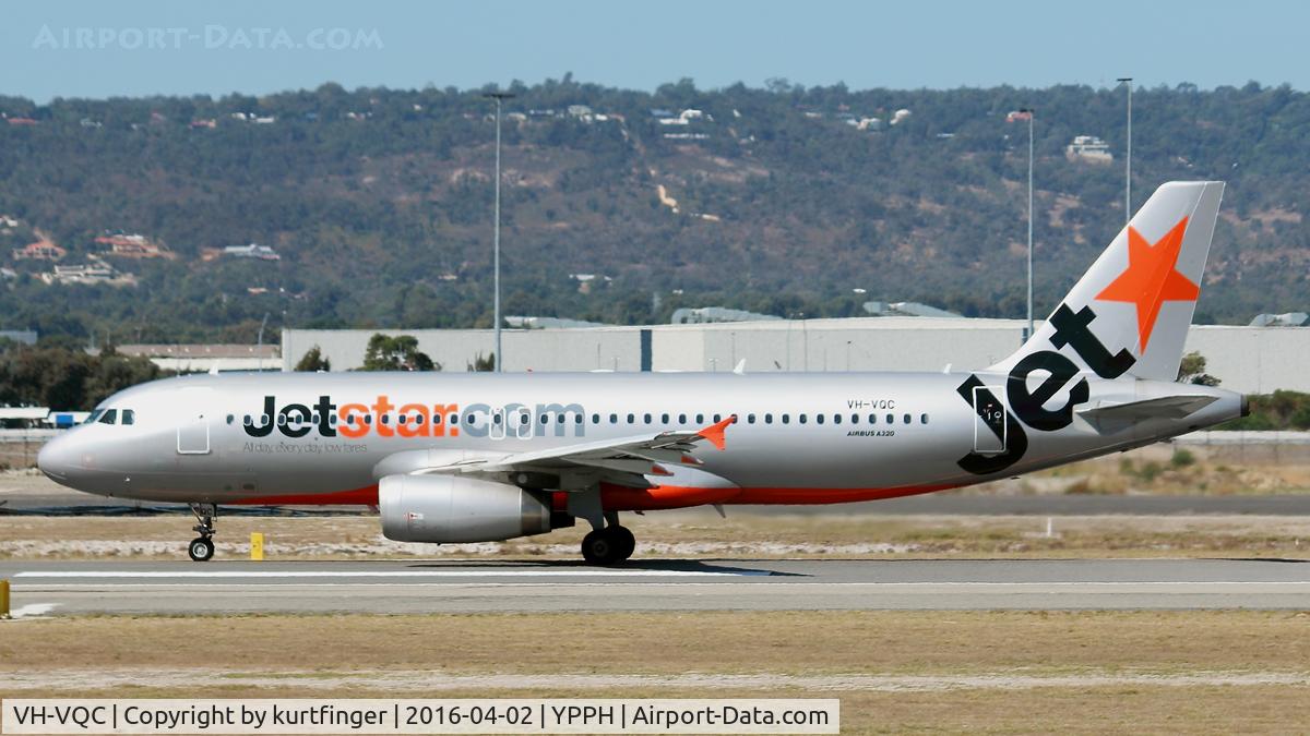VH-VQC, 2008 Airbus A320-232 C/N 3668, Airbus A320-232 cn 3668. Jetstar VH-VQC YPPH 02 April 2016