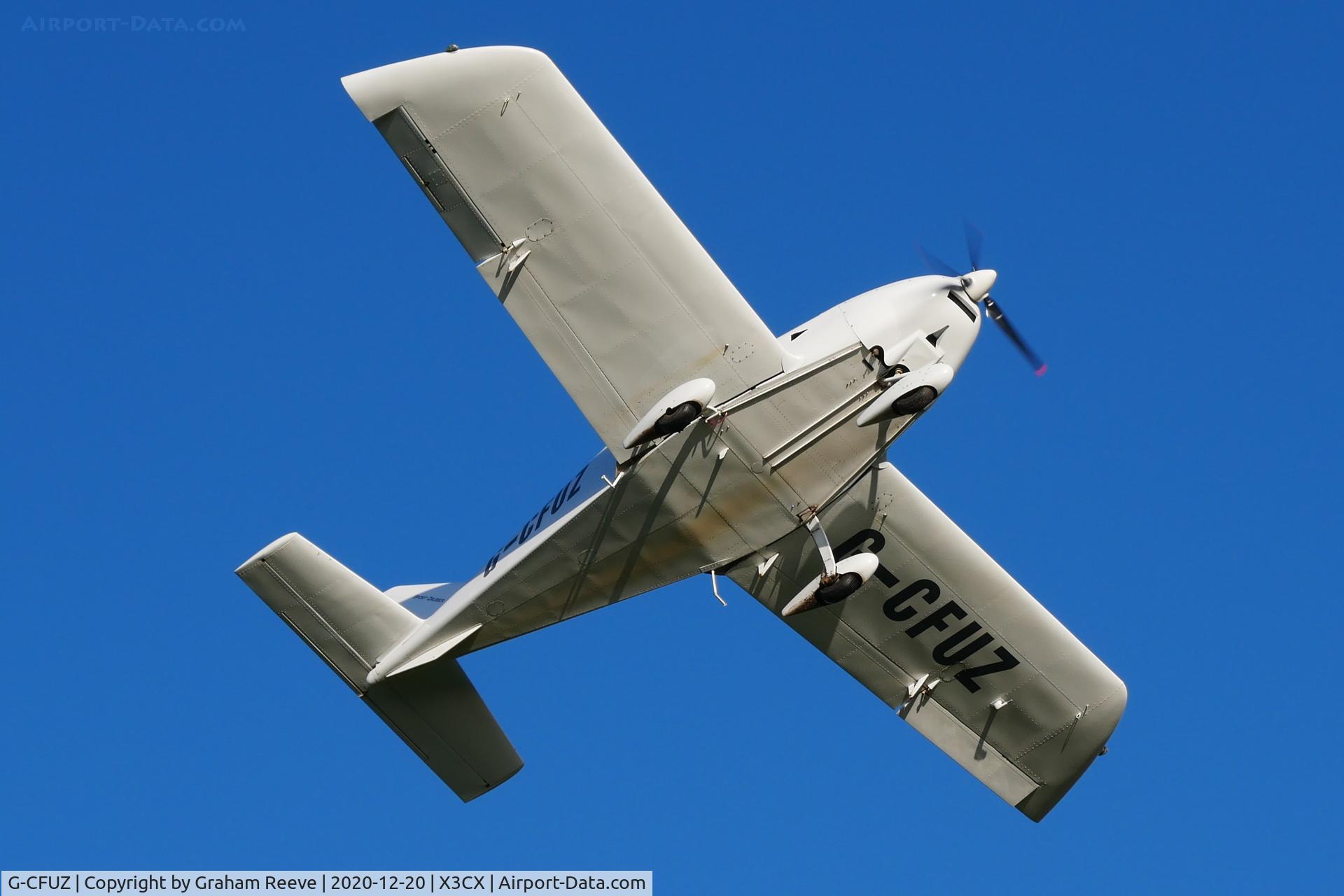 G-CFUZ, 2009 CZAW SportCruiser C/N PFA 338-14664, Departing from Northrepps.