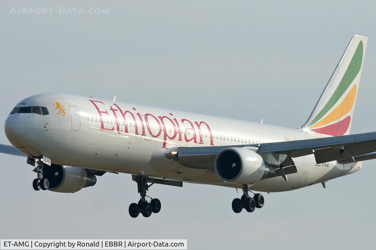 ET-AMG, 2000 Boeing 767-3BG/ER C/N 30566, at bru