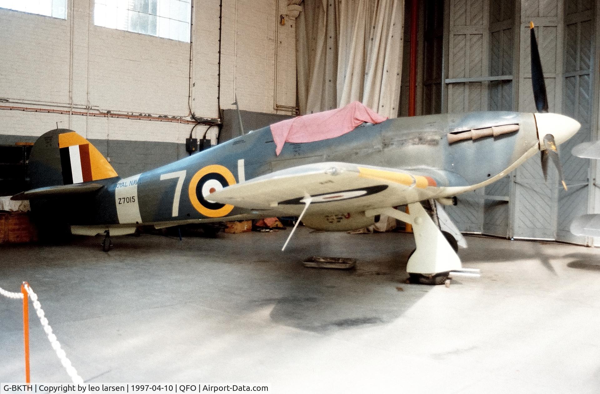 G-BKTH, 1939 Hawker (CCF) Sea Hurricane Mk1B C/N CCF/41H/4013, Duxford 10.4.1997