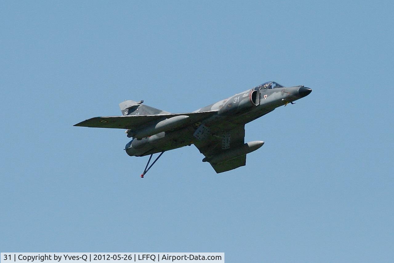 31, Dassault Super Etendard C/N 31, Dassault Super Etendard M (SEM), On display, La Ferté-Alais Airfield (LFFQ) Air Show 2012