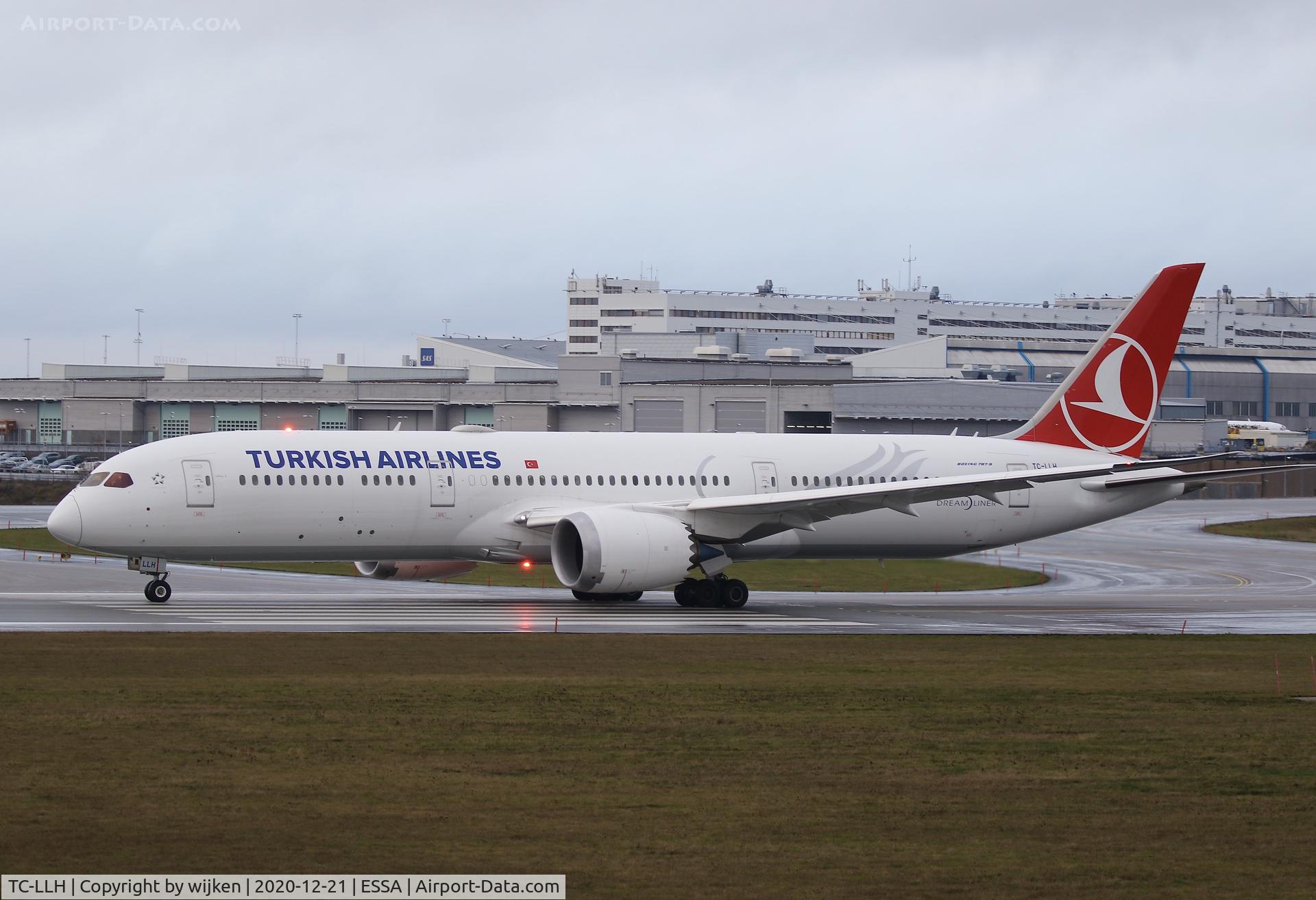 TC-LLH, 2019 Boeing 787-9 Dreamliner C/N 65808, RWY 19L