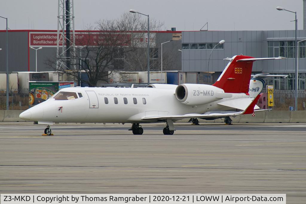 Z3-MKD, Learjet 60 C/N 60-279, North Macedonia - Government Learjet 60