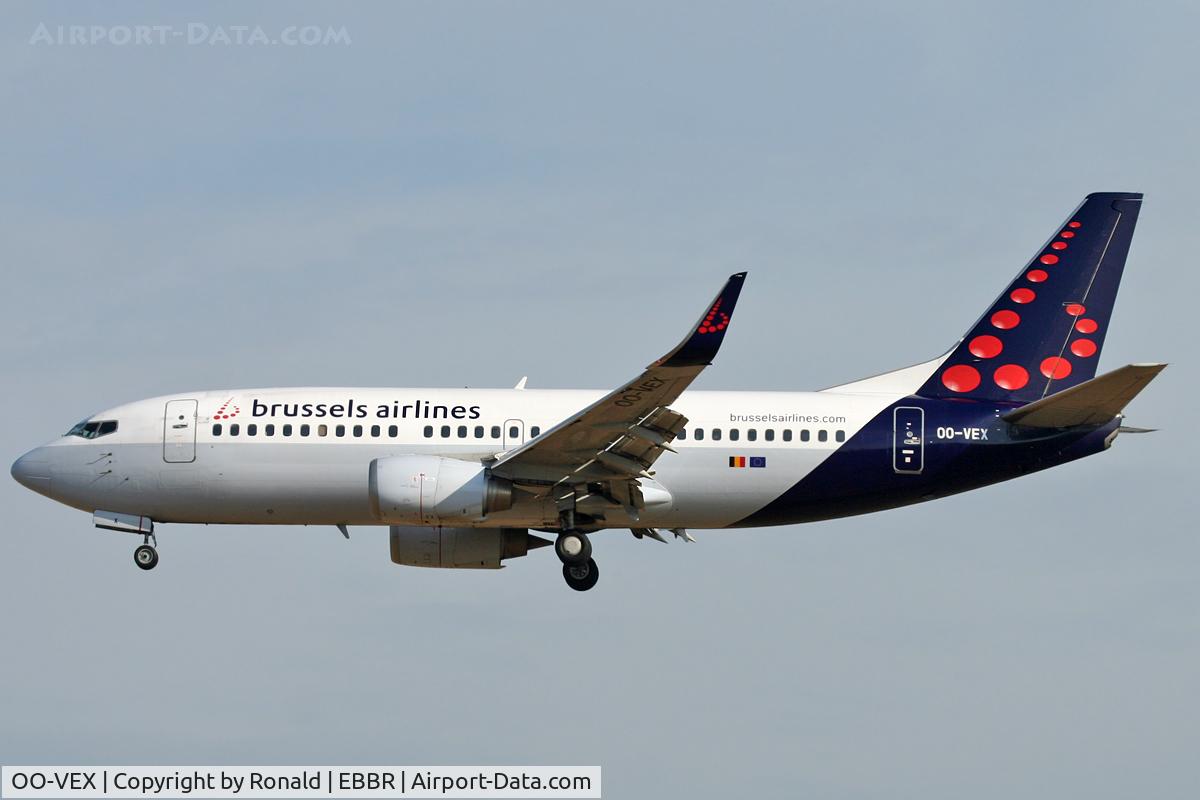 OO-VEX, 1997 Boeing 737-36N C/N 28670, at bru