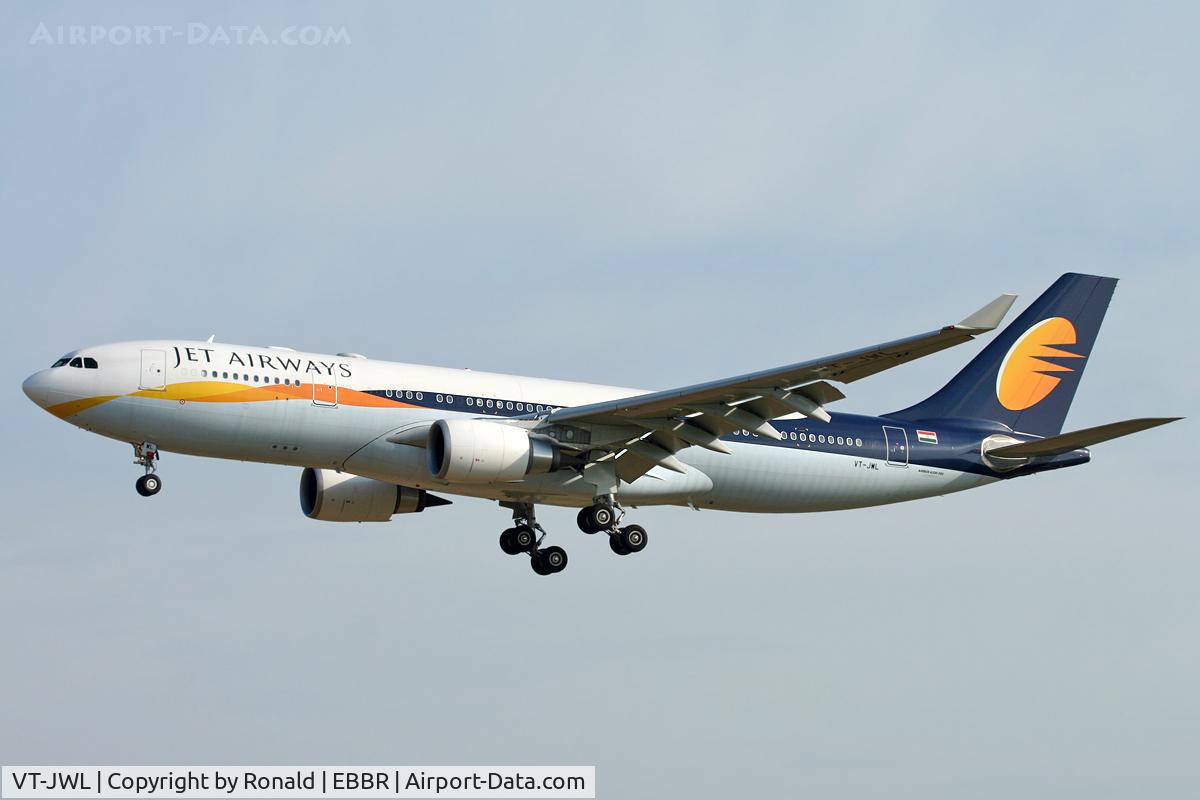 VT-JWL, 2008 Airbus A330-203 C/N 901, at bru
