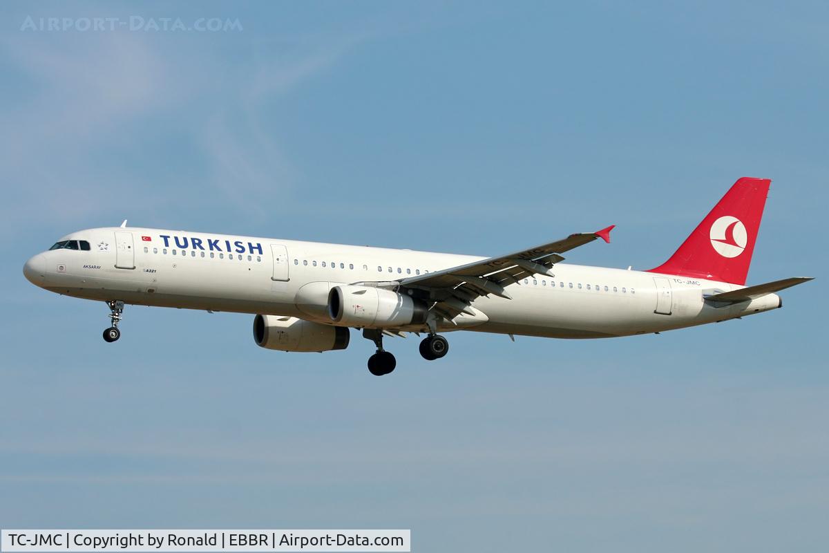 TC-JMC, 1998 Airbus A321-231 C/N 806, at bru