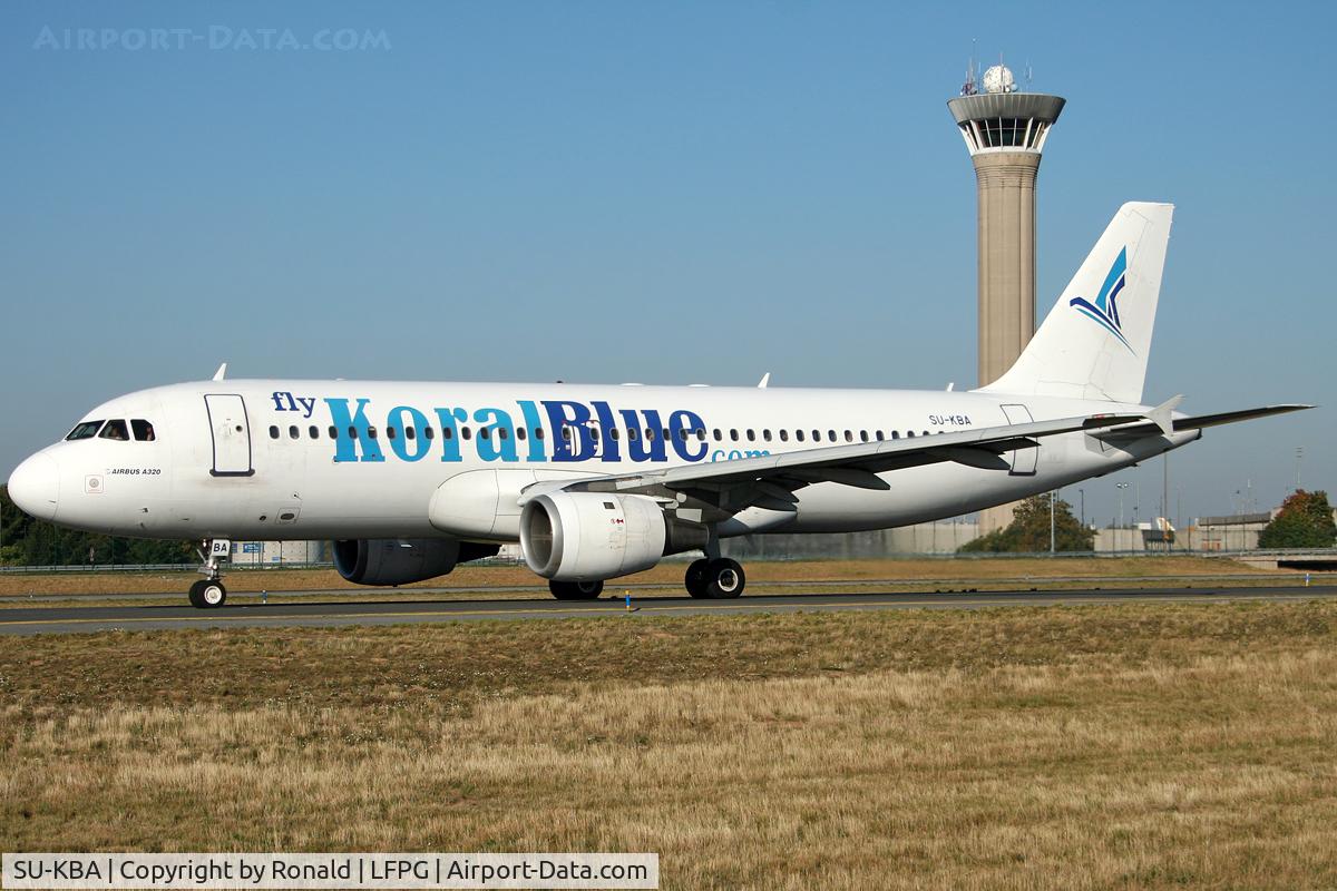 SU-KBA, 1998 Airbus A320-214 C/N 937, at cdg