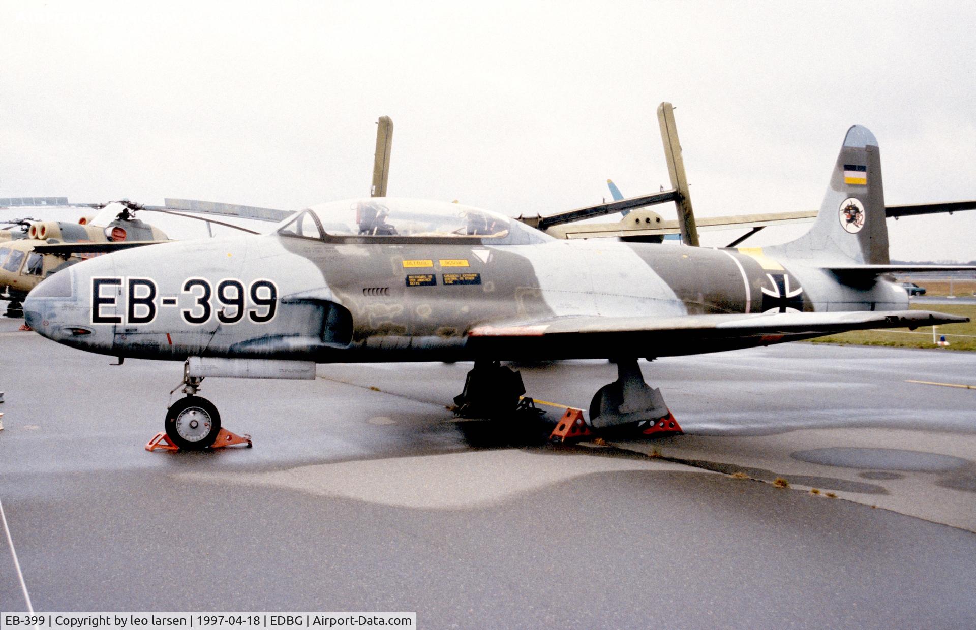 EB-399, Lockheed T-33A Shooting Star C/N 580-8960, Berlin Gatow Museum 18.4.1997