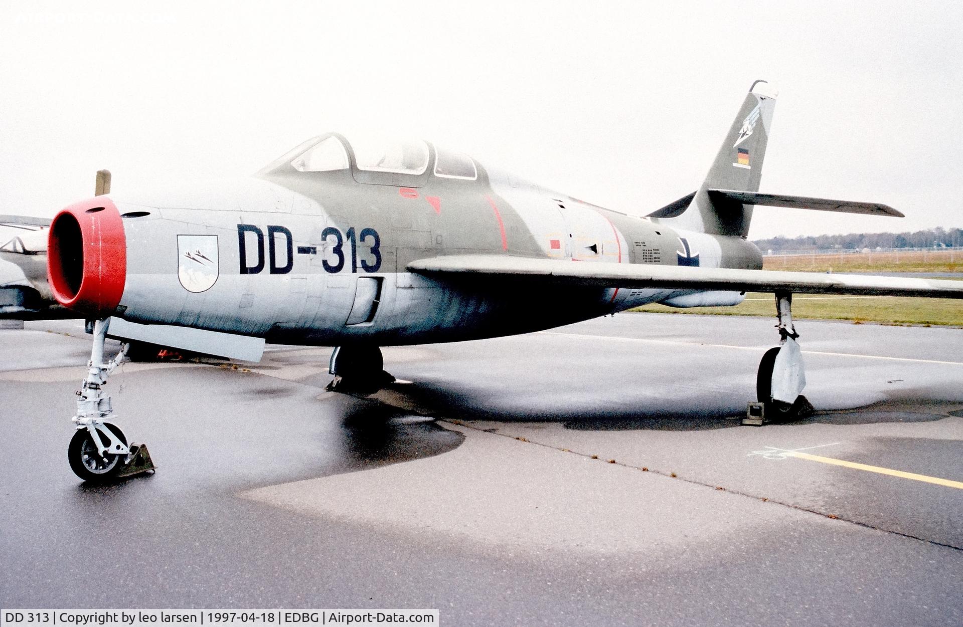 DD 313, Republic F-84F Thunderstreak C/N Not found 52-6774, Berlinn Gatow Museum 18.4.1997