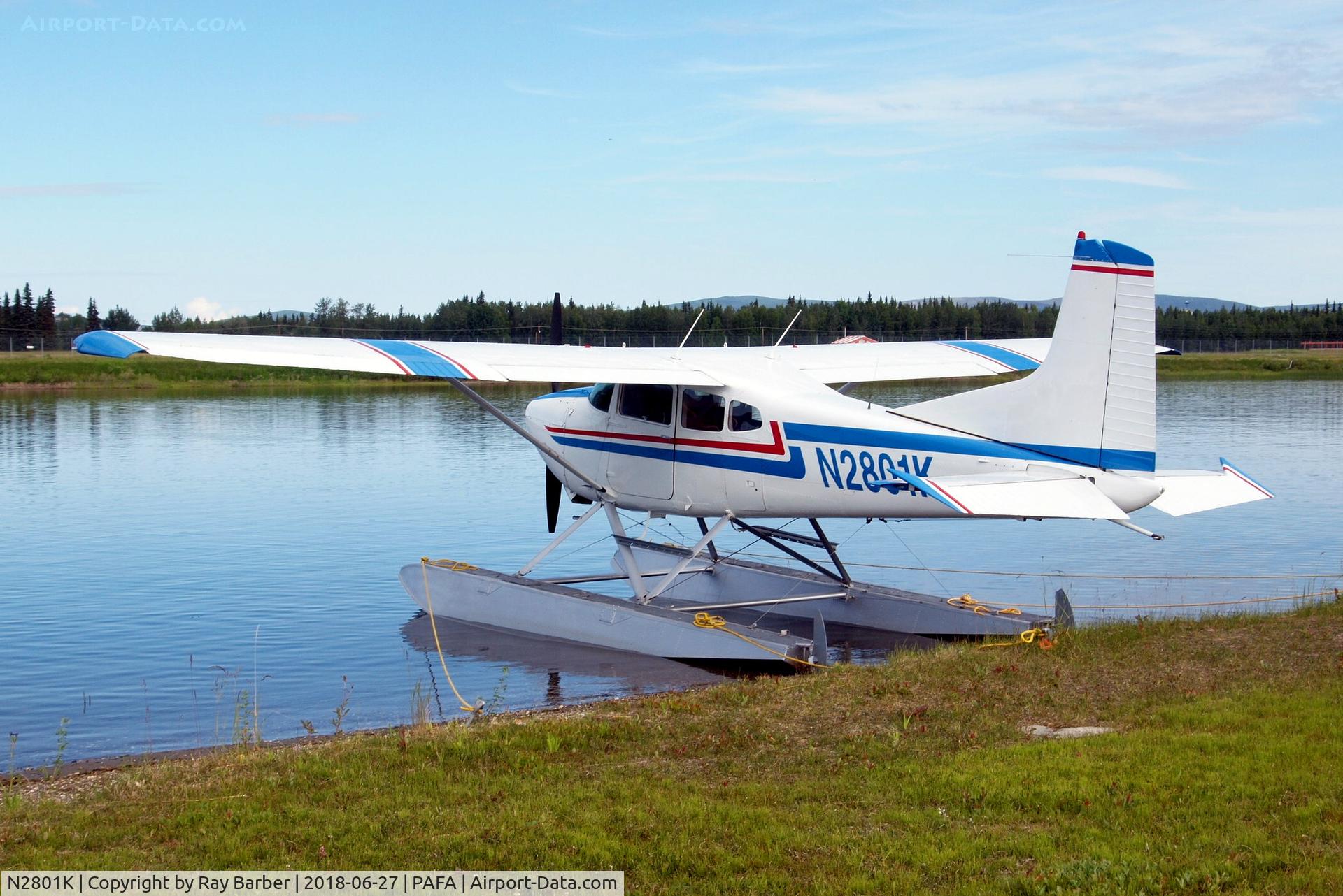 N2801K, 1979 Cessna 180K Skywagon C/N 18053072, N2801K   Cessna 180K Skywagon [180-53072] Fairbanks Int'l~N 27/06/2018