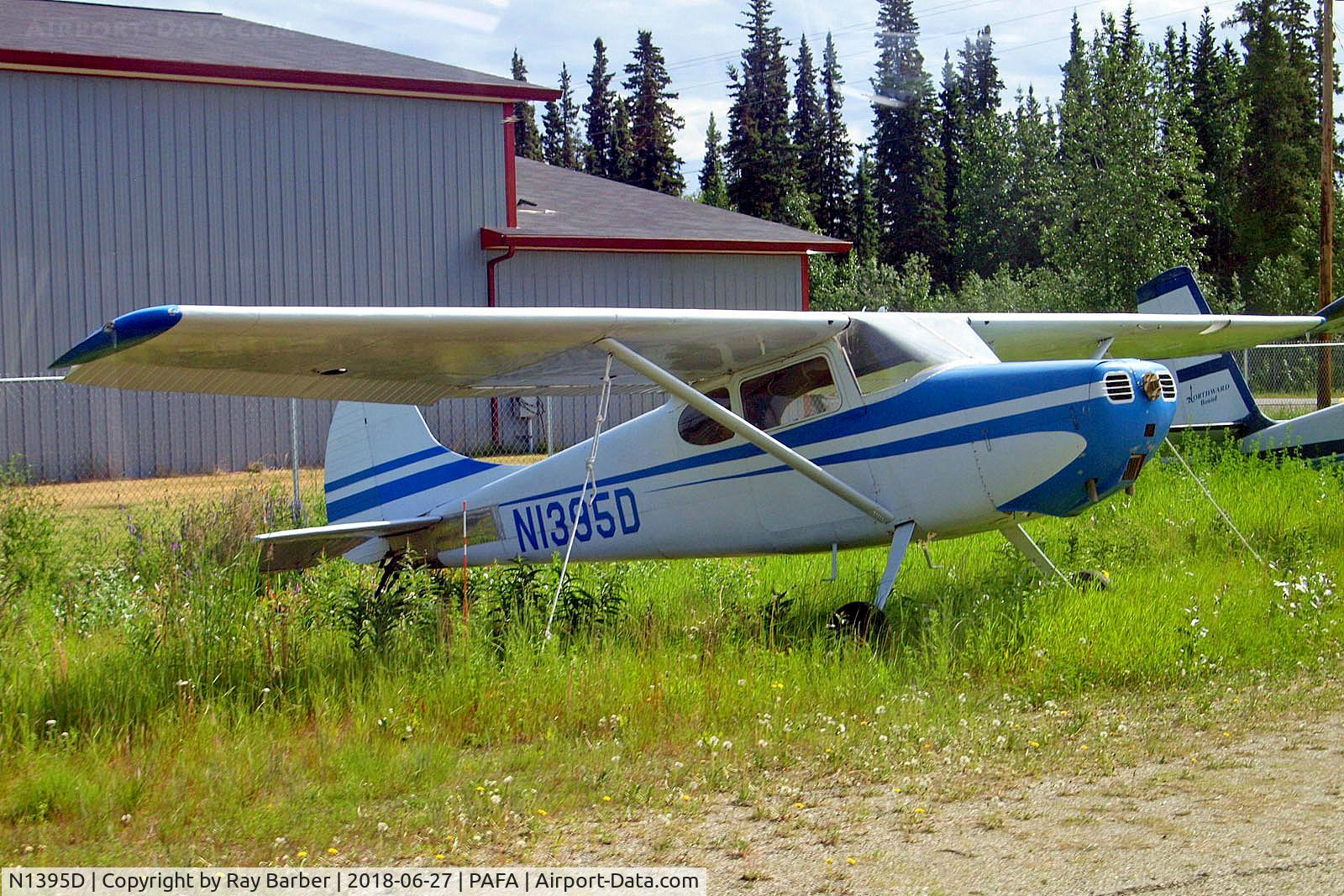 N1395D, 1951 Cessna 170A C/N 19971, N1395D   Cessna 170A [19971] Fairbanks Int'l~N 27/06/2018