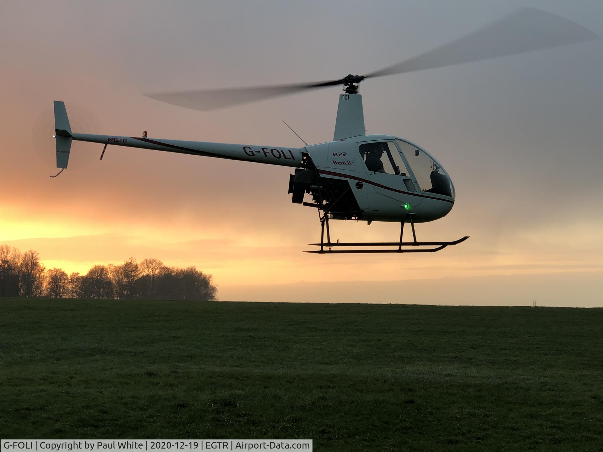 G-FOLI, 1998 Robinson R22 Beta C/N 2813, R22 Elstree Aerodrome