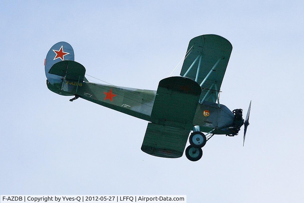 F-AZDB, Polikarpov Po-2W C/N 045, Polikarpov Po-2W, On display, La Ferté Alais Airfield (LFFQ) Air Show 2012