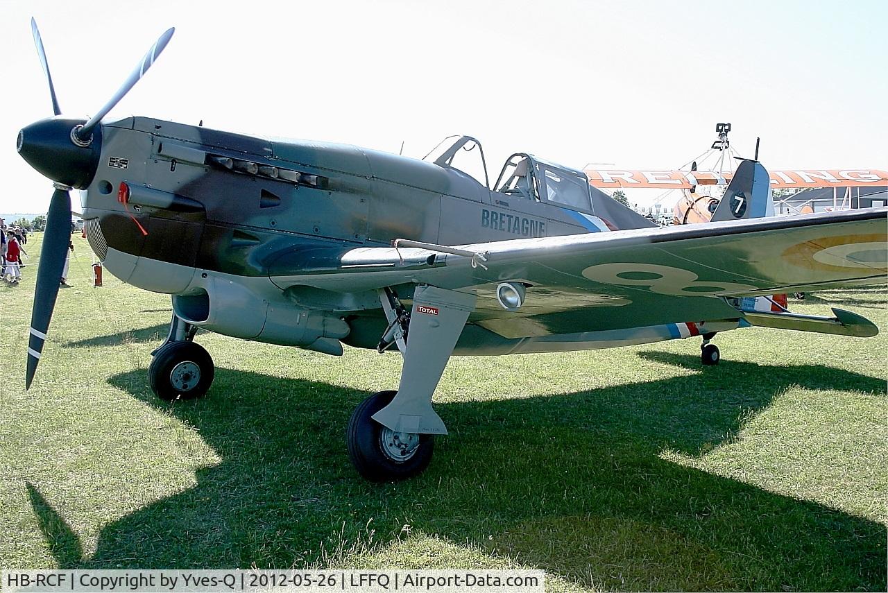 HB-RCF, 1942 Morane-Saulnier D-3801 (MS-412) C/N 194, Morane Saulnier MS-412 (EKW D-3801), Static display, La Ferté-Alais ( LFFQ) 2012