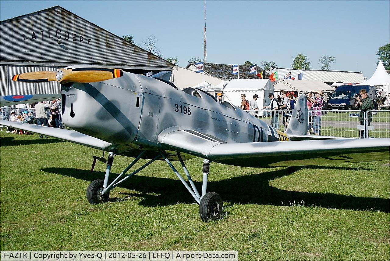 F-AZTK, 1940 Klemm Kl-35D C/N 1854, Klemm Kl-35D, Static display, La Ferté-Alais airfield (LFFQ) Air show 2012