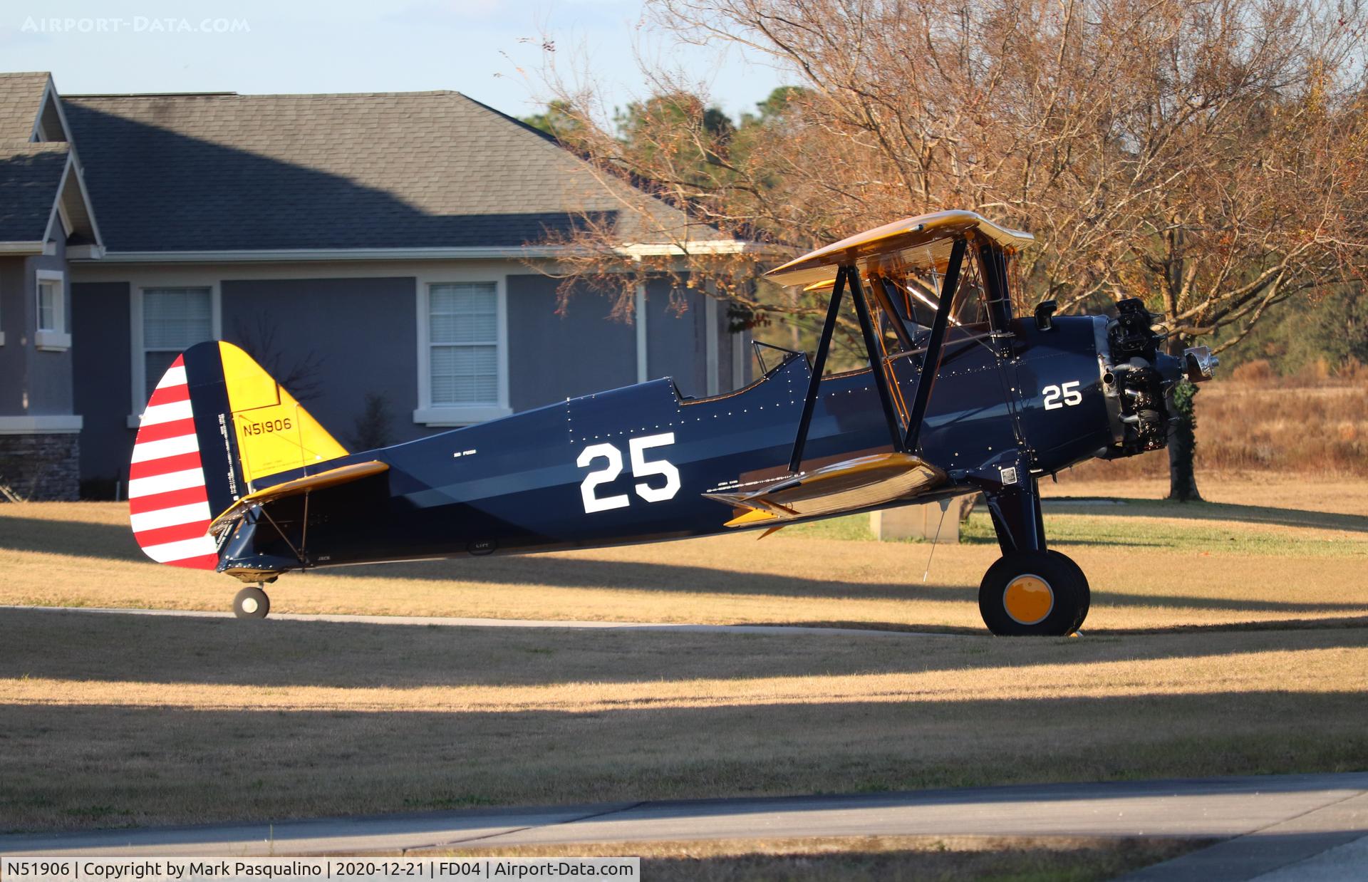 N51906, 1941 Boeing A75N1(PT17) C/N 75-2517, Stearman