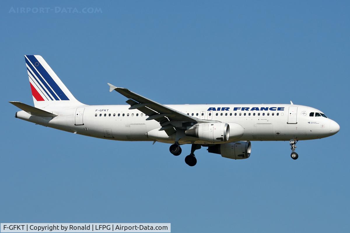 F-GFKT, 1991 Airbus A320-211 C/N 0188, at cdg