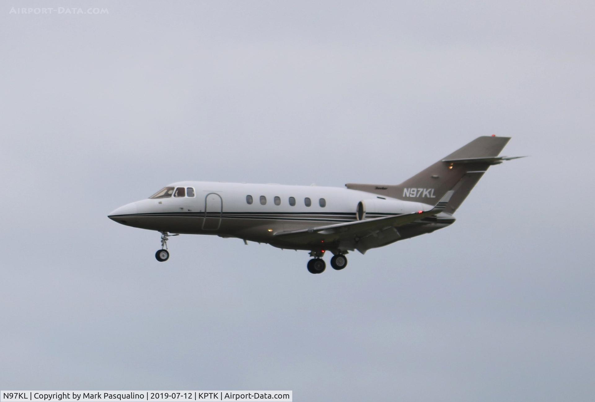 N97KL, 2007 Hawker Beechcraft Hawker 850XP C/N 258876, Hawker 850XP