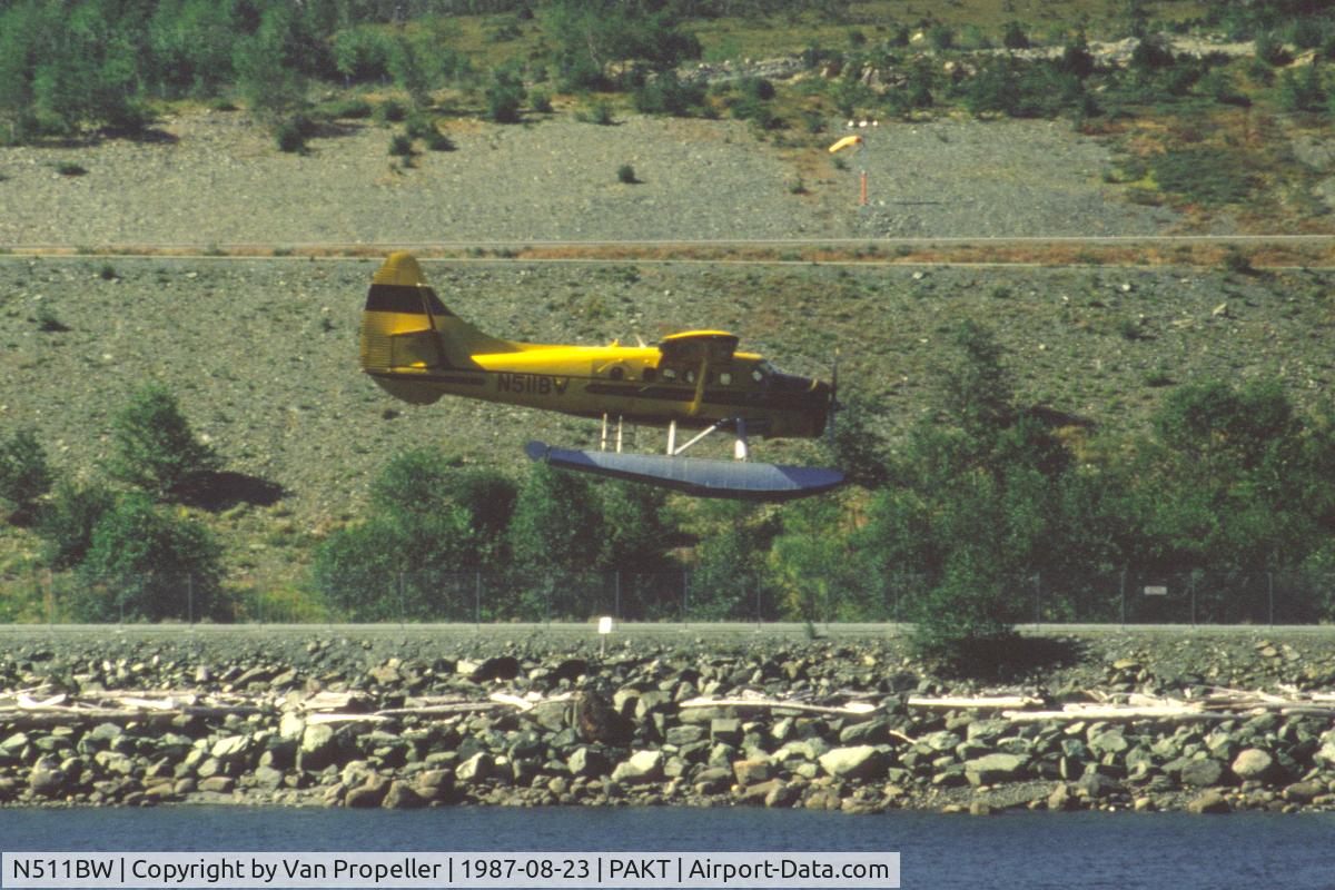 N511BW, 1954 De Havilland Canada DHC-3 Otter C/N 35, De Havilland Canada DHC-3 Otter at Ketchikan airport, Alaska, 1987