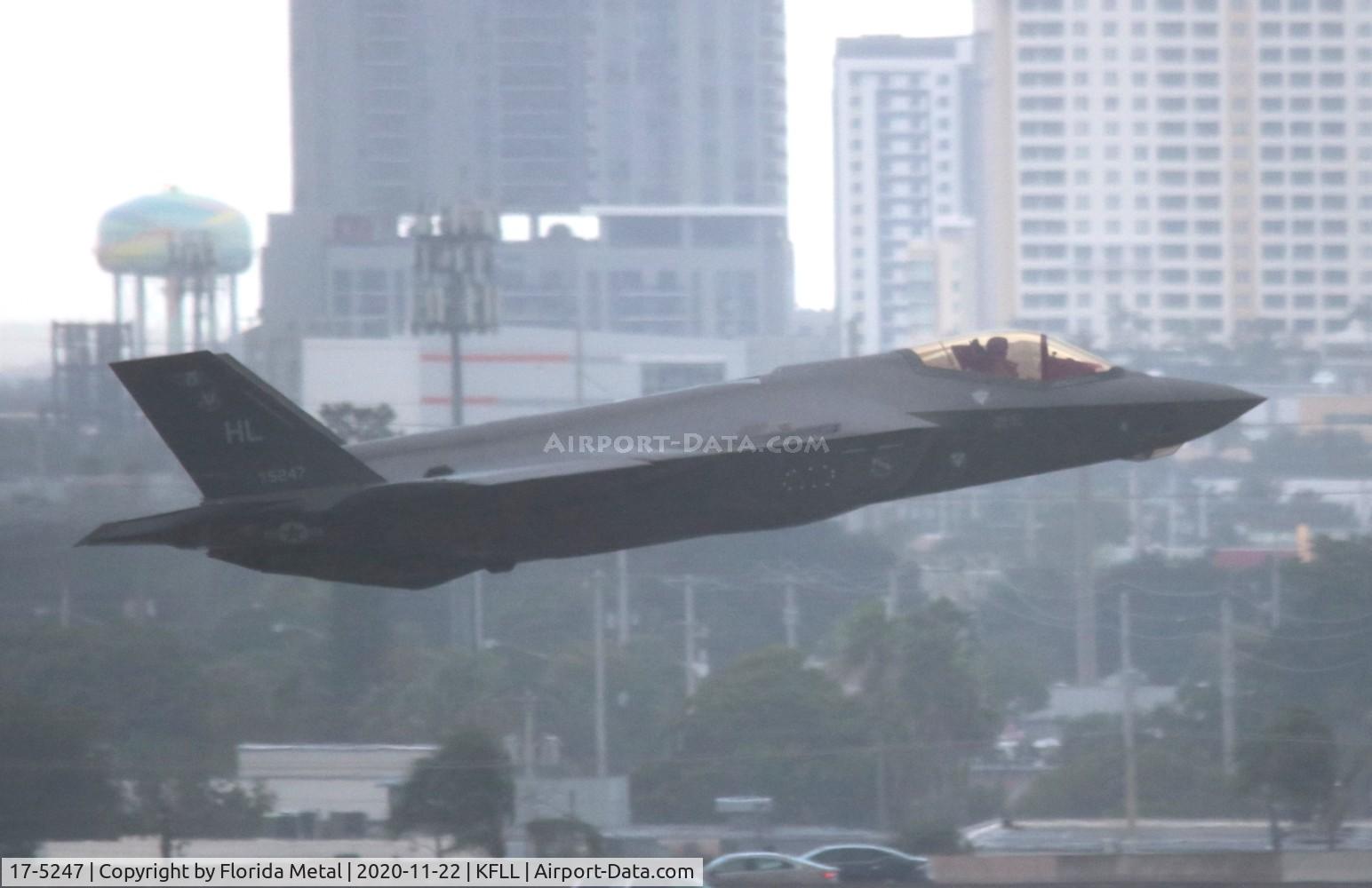 17-5247, 2017 Lockheed Martin F-35A C/N AF-189, FLL Spotting 2020