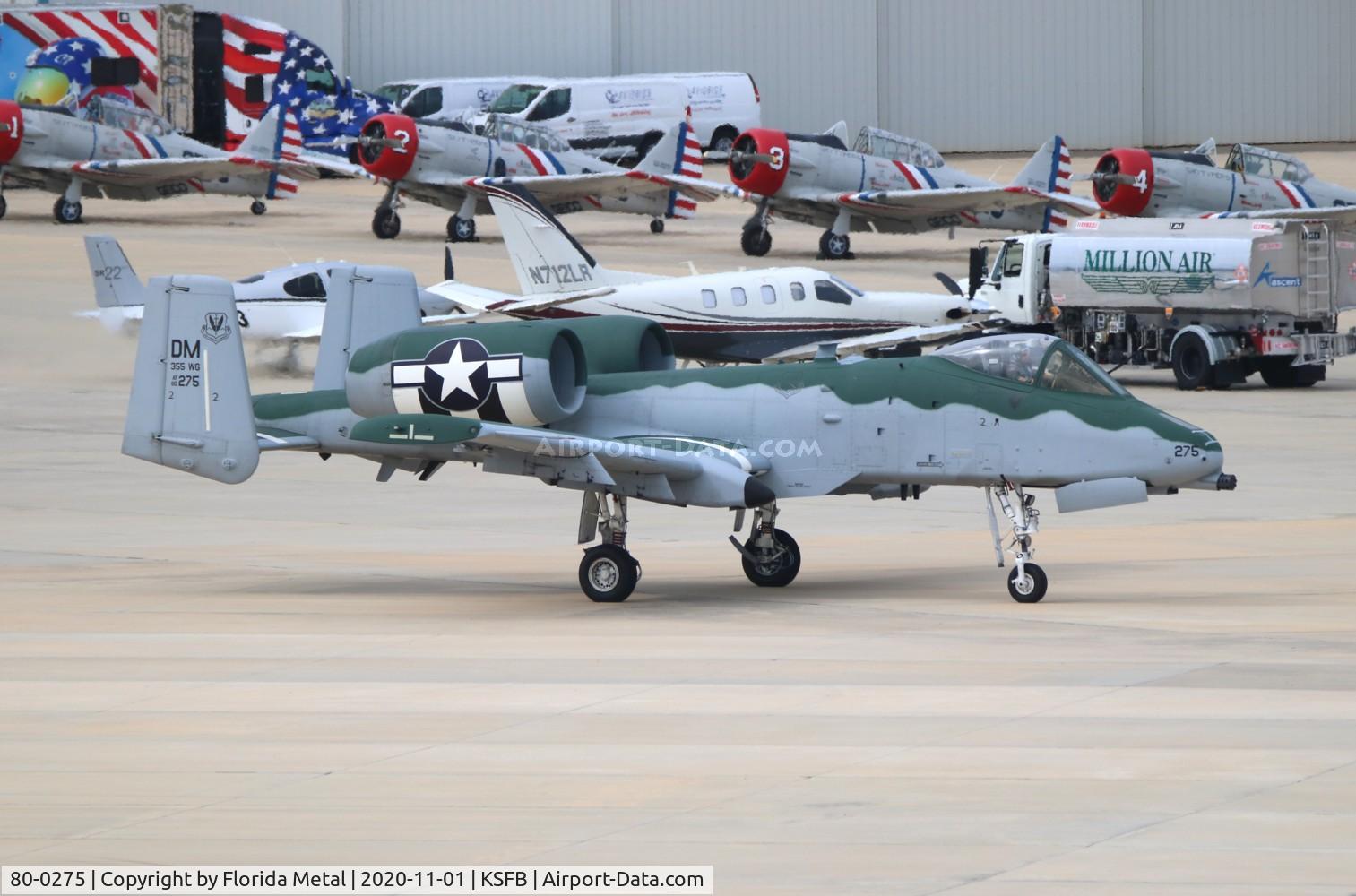 80-0275, 1980 Fairchild Republic A-10C Thunderbolt II C/N A10-0625, Sanford Air and Space Show 2020