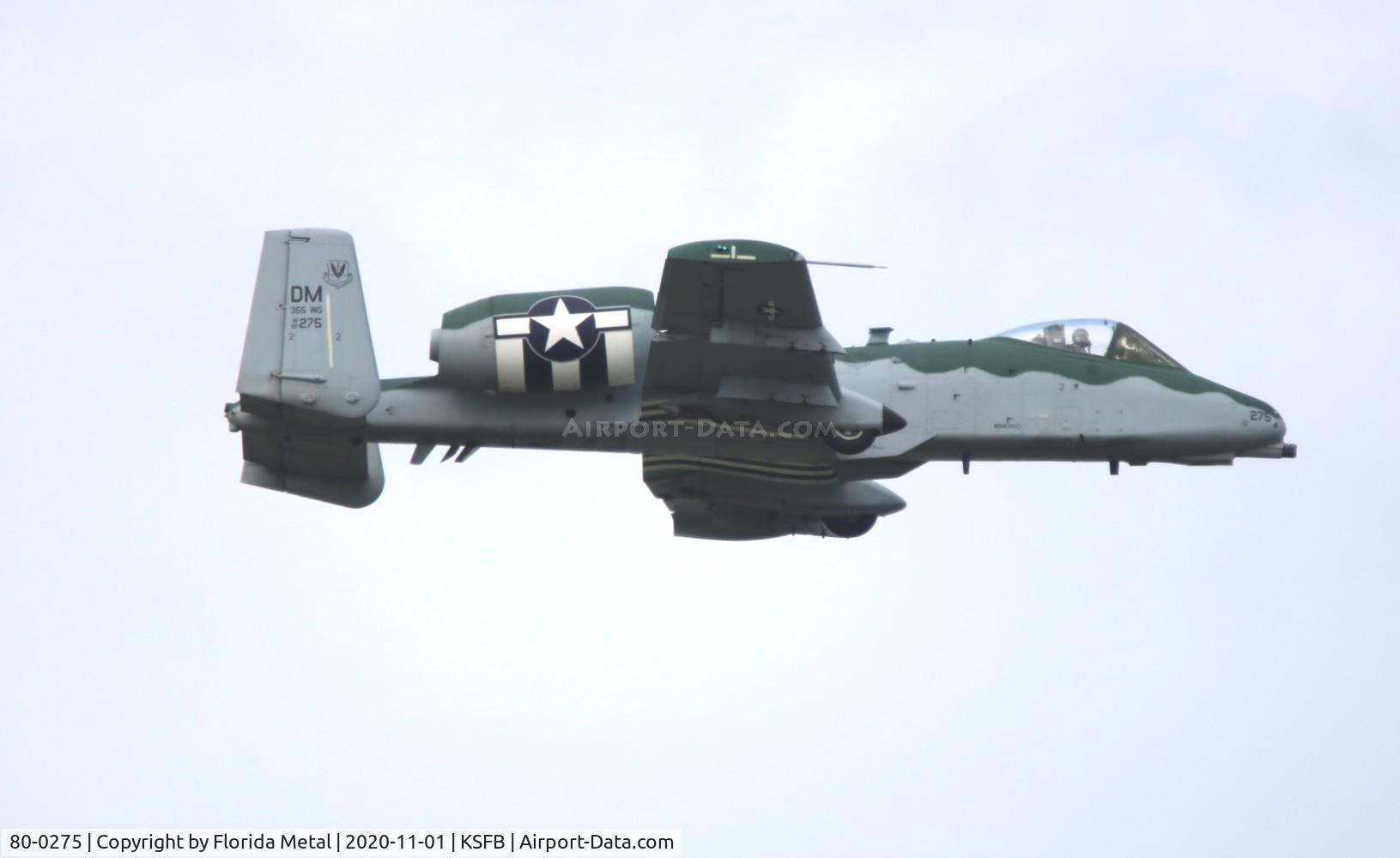 80-0275, 1980 Fairchild Republic A-10C Thunderbolt II C/N A10-0625, Sanford Air and Space Show 2020