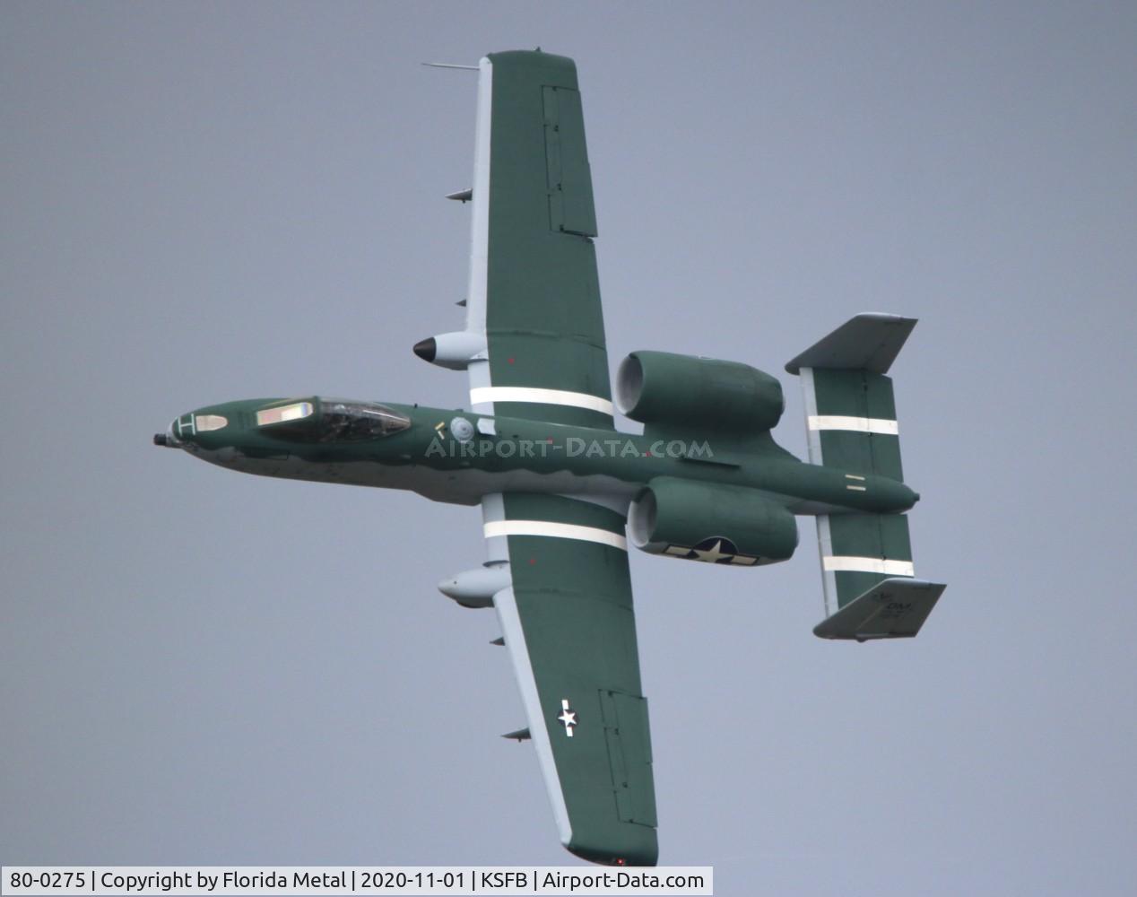 80-0275, 1980 Fairchild Republic A-10C Thunderbolt II C/N A10-0625, Sanford Air and Space Show 2020