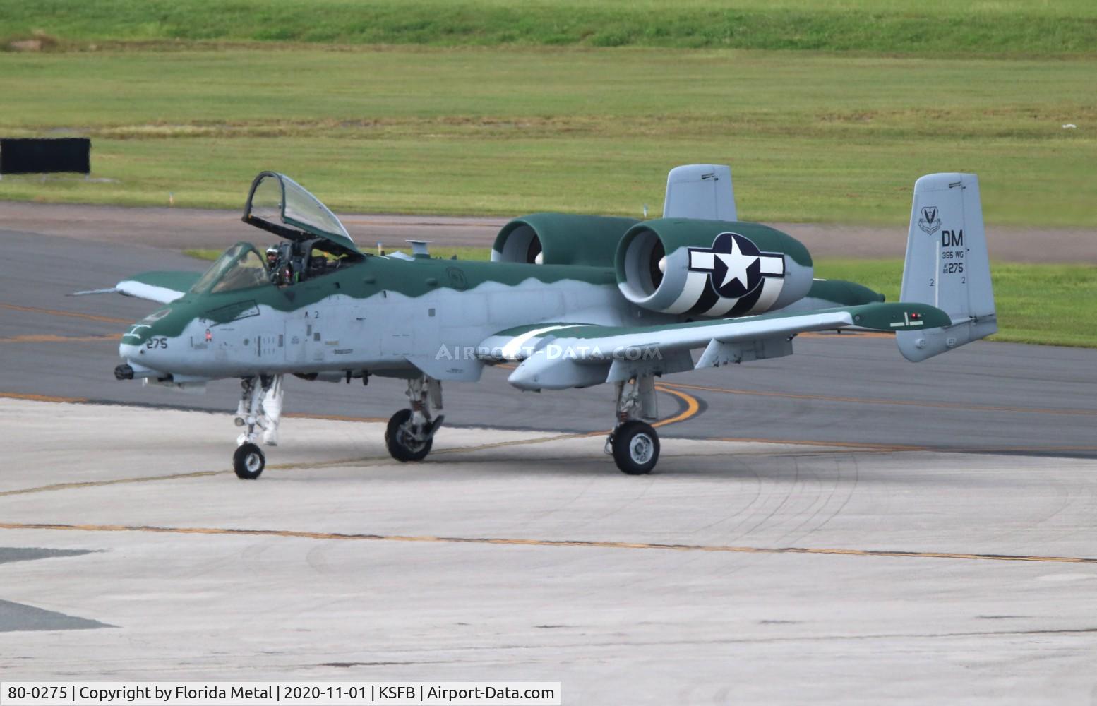 80-0275, 1980 Fairchild Republic A-10C Thunderbolt II C/N A10-0625, Sanford Air and Space Show 2020