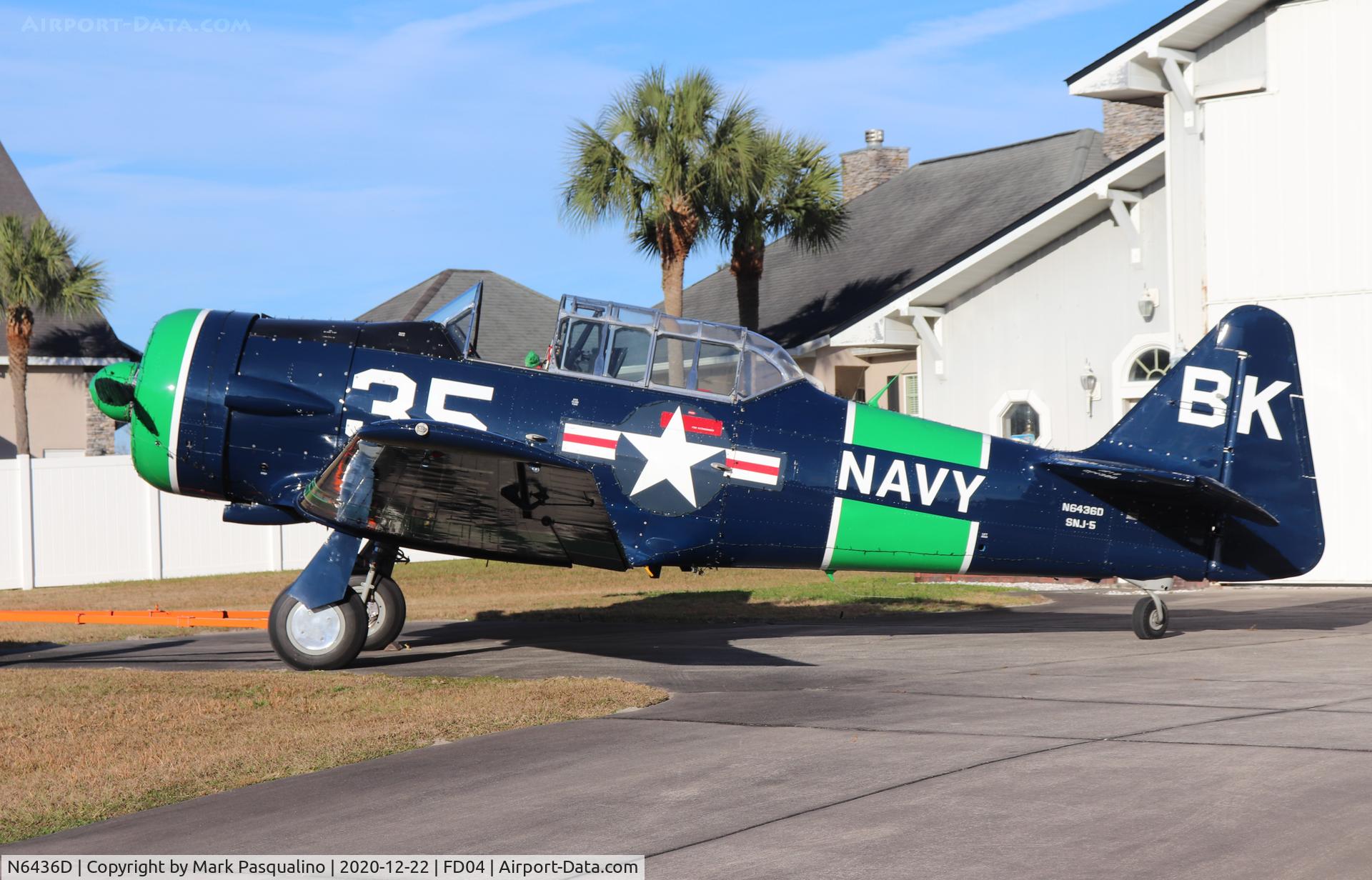 N6436D, 1958 North American SNJ-5 Texan C/N 88-16388, North American SNJ-5