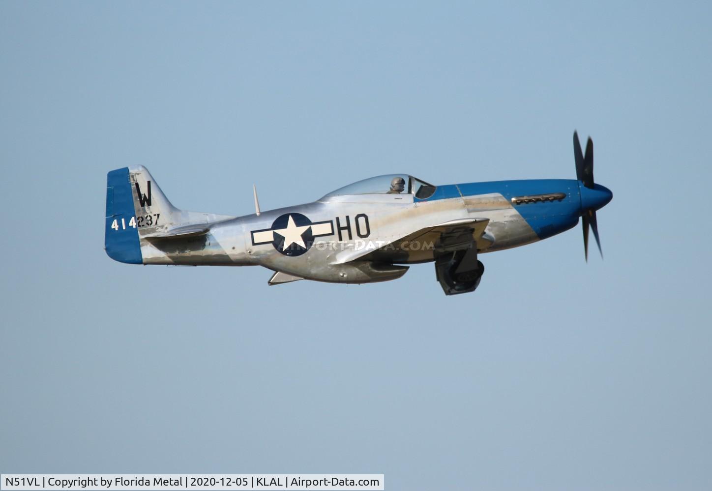 N51VL, 1944 North American F-51D Mustang C/N 122-40196, Sun N Fun 2020