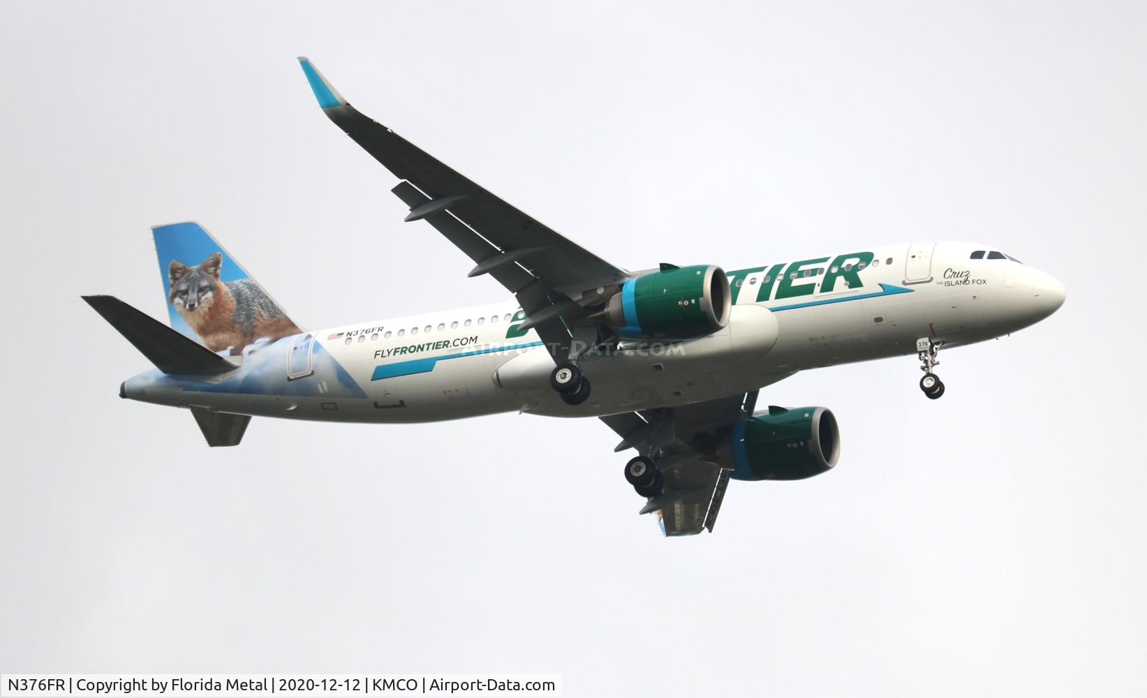 N376FR, 2020 Airbus A320-251N C/N 10327, MCO spotting 2020