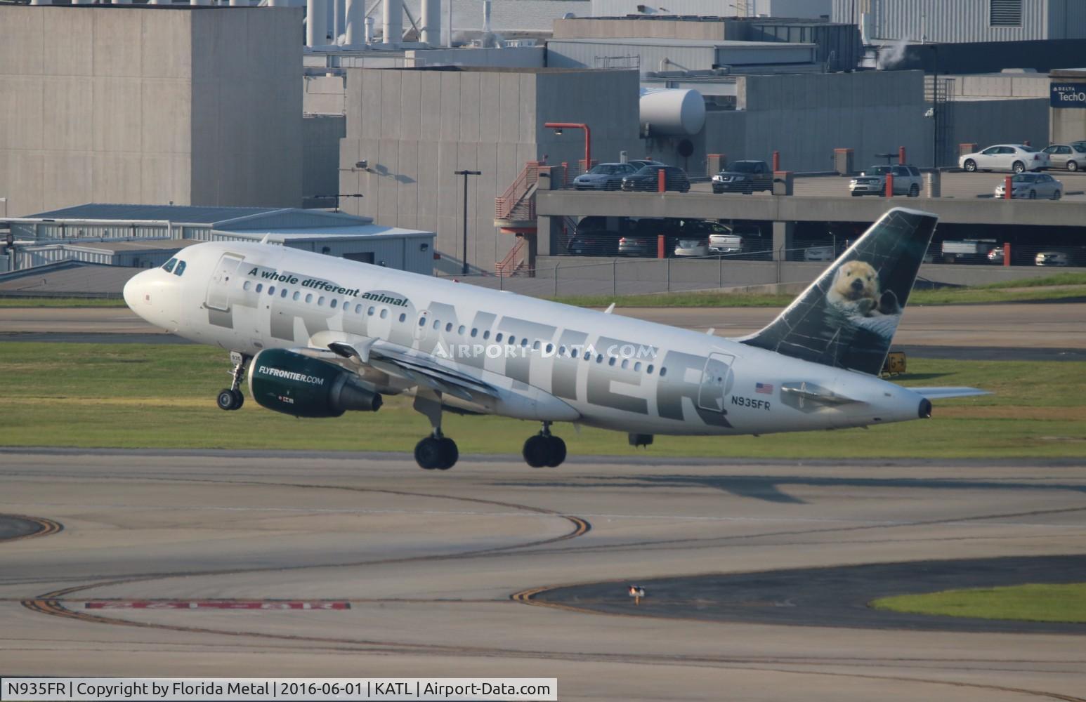 N935FR, 2004 Airbus A319-111 C/N 2318, ATL spotting 2016