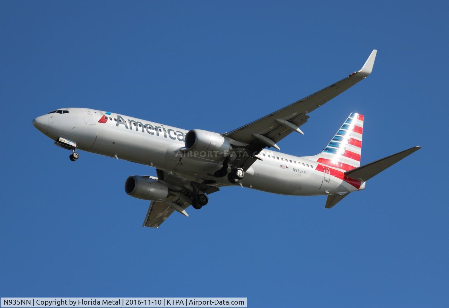 N935NN, 2013 Boeing 737-823 C/N 33231, TPA spotting 2016