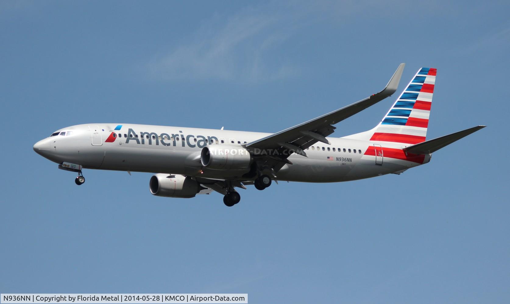 N936NN, 2013 Boeing 737-823 C/N 31176, MCO spotting 2014