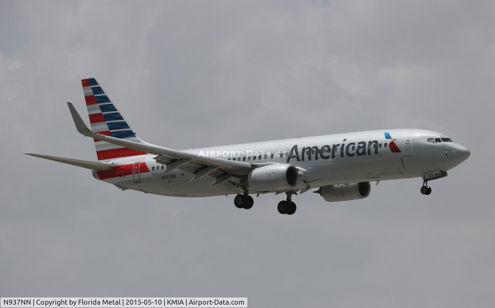 N937NN, 2013 Boeing 737-823 C/N 31178, MIA spotting 2015