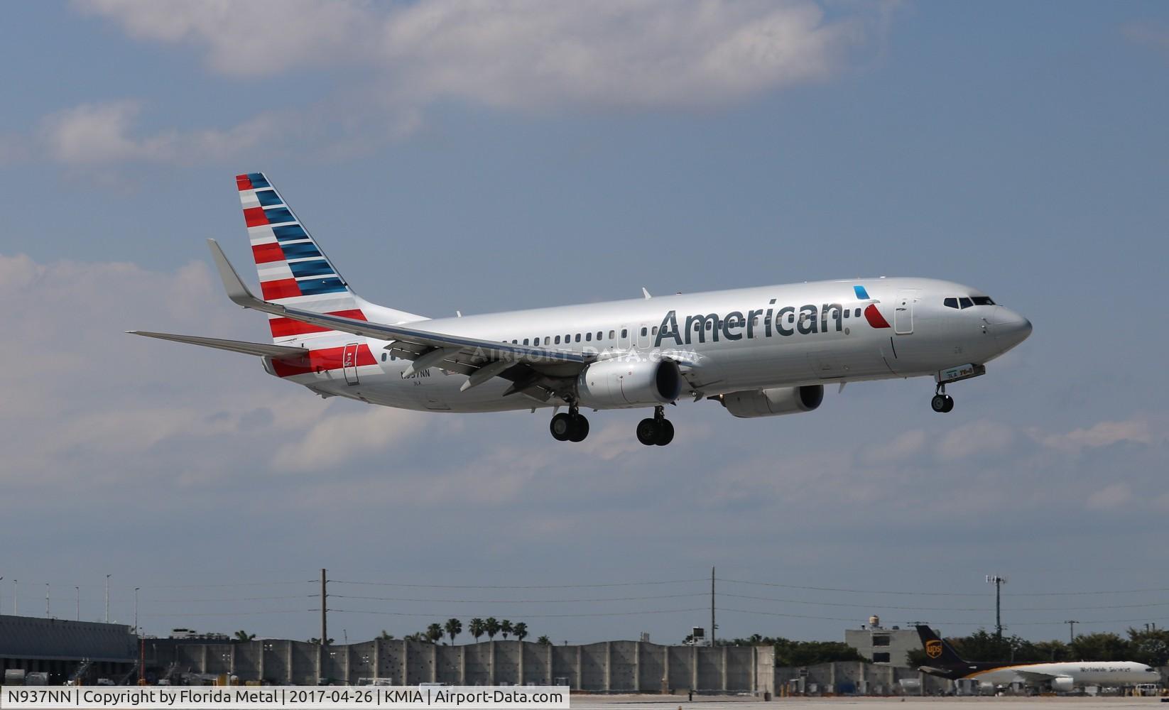N937NN, 2013 Boeing 737-823 C/N 31178, MIA spotting 2017