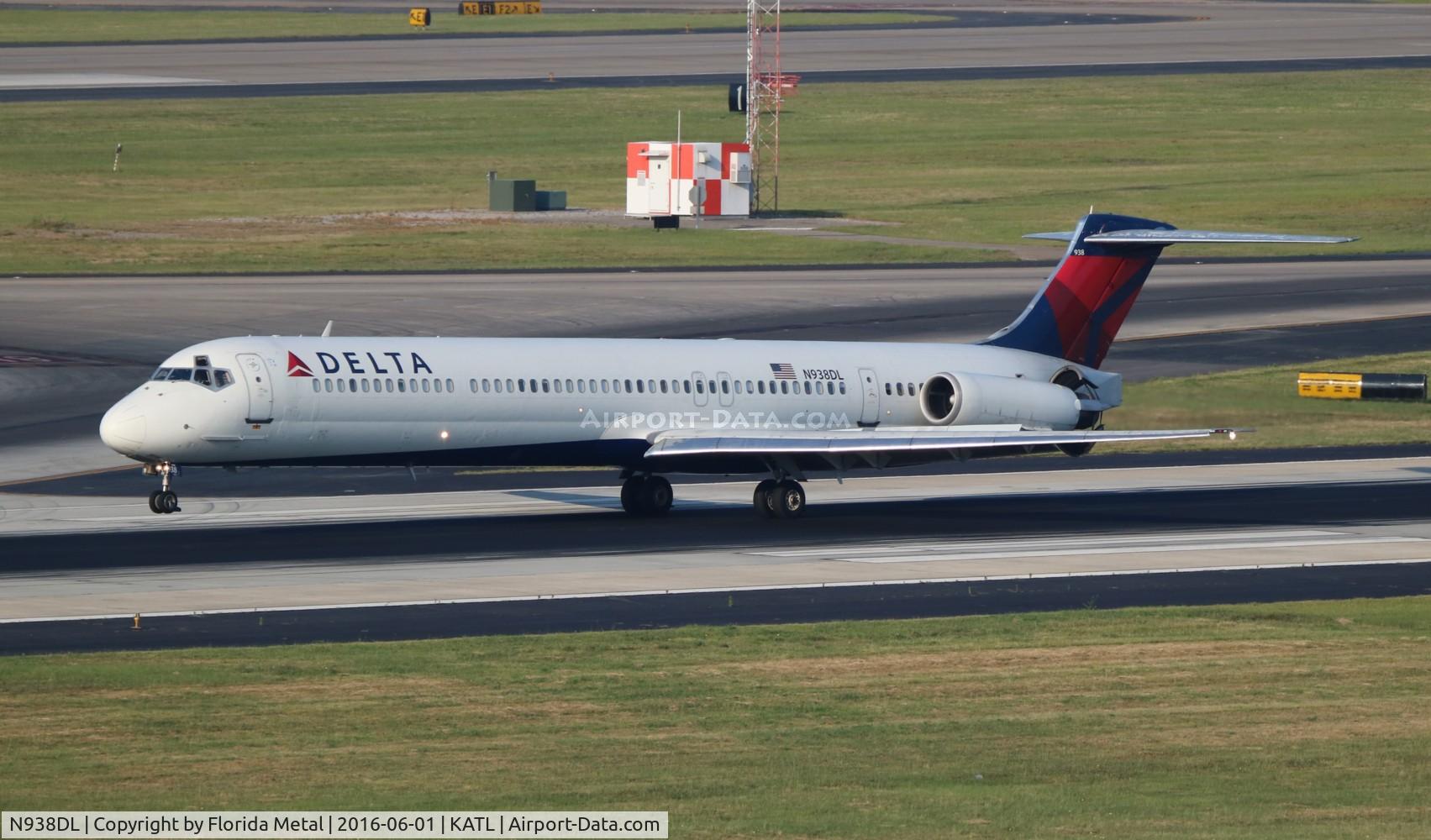 N938DL, 1989 McDonnell Douglas MD-88 C/N 49811, ATL spotting 2016