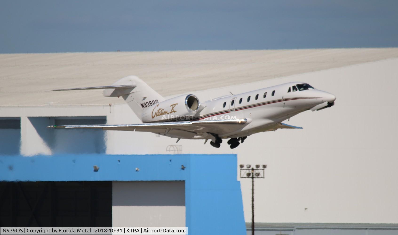 N939QS, 2002 Cessna 750 Citation X Citation X C/N 750-0193, TPA spotting 2018