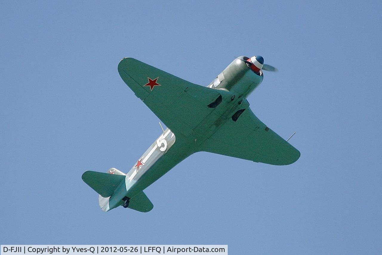 D-FJII, Yakovlev Yak-11 C/N Y-5434, Yakovlev Yak-11, On display, La Ferté-Alais Airfield (LFFQ) Air show 2012