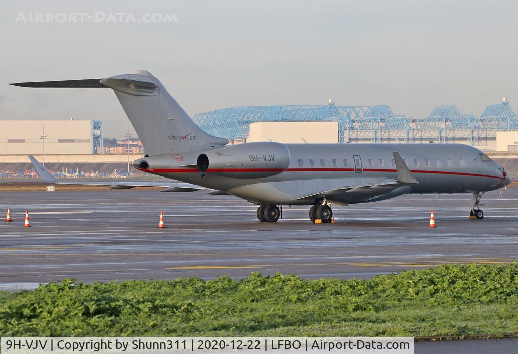 9H-VJV, 2015 Bombardier BD-700-1A10 Global Express 6000 C/N 9725, Parked at the General Aviation area...