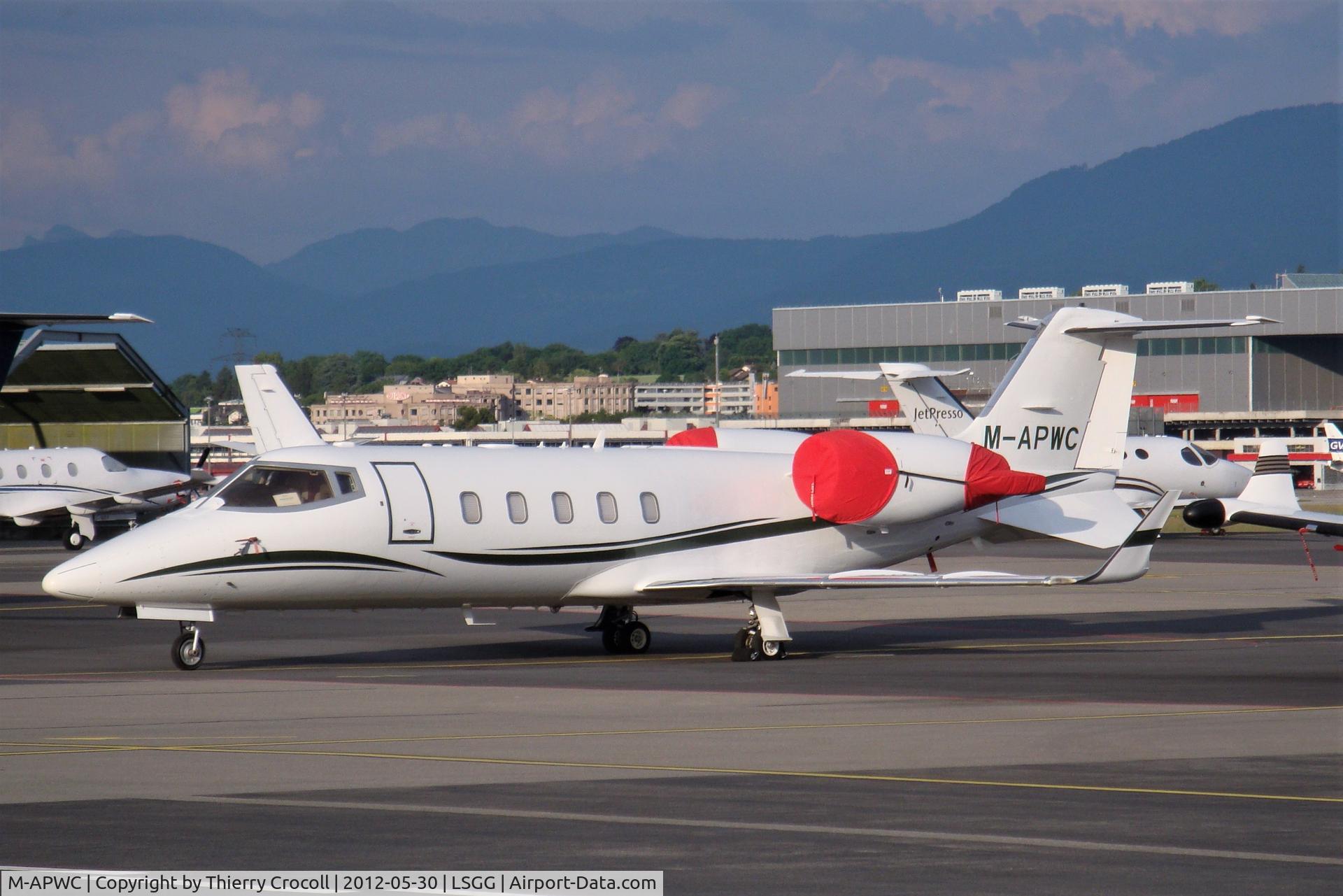 M-APWC, 2007 Learjet 60 C/N 326, Resting at LSGG Switzerland
