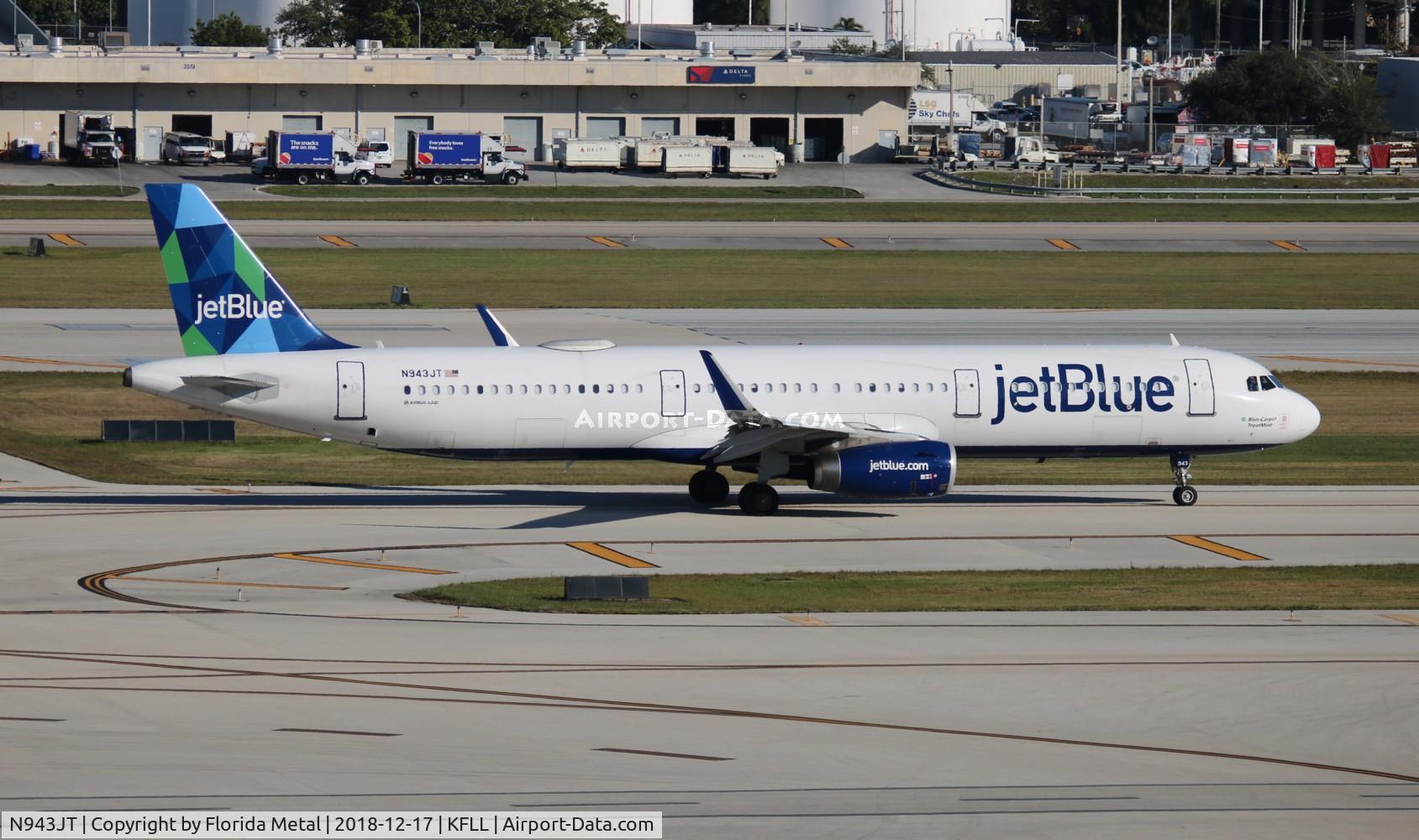 N943JT, 2014 Airbus A321-231 C/N 6326, FLL spotting 2018