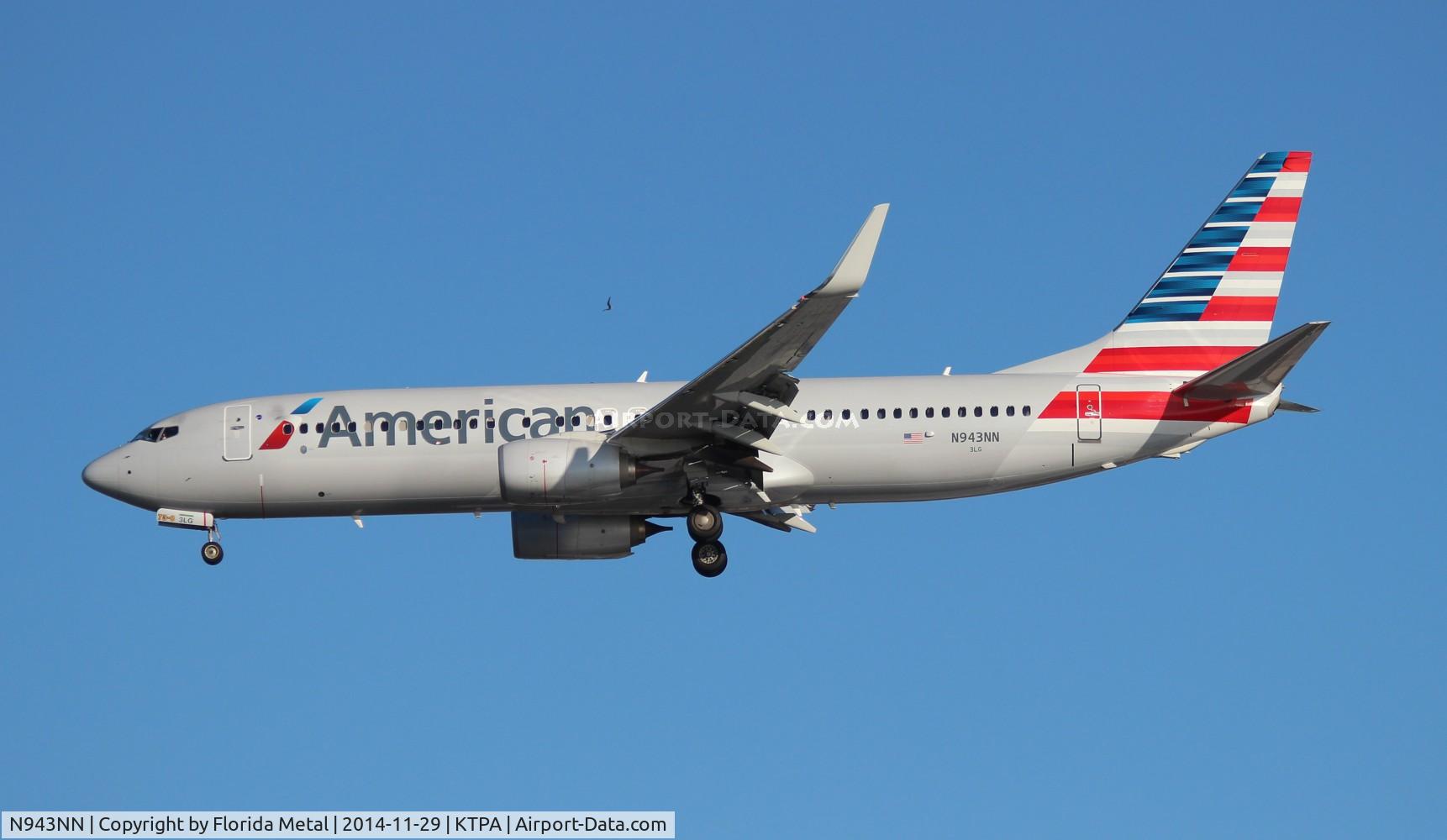 N943NN, 2013 Boeing 737-823 C/N 31177, TPA spotting 2014