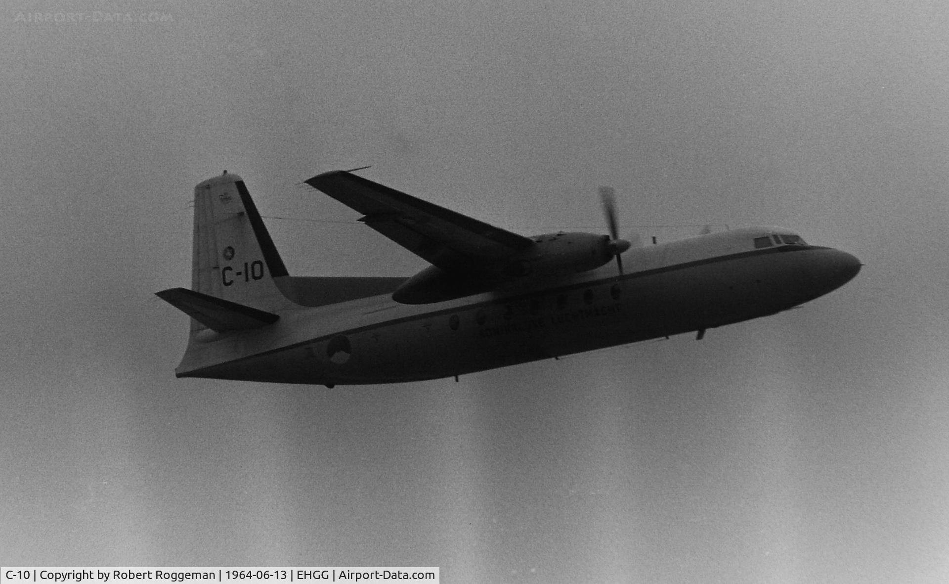 C-10, 1960 Fokker F-27-300M Troopship C/N 10160, AIR SHOW.334 SQD.