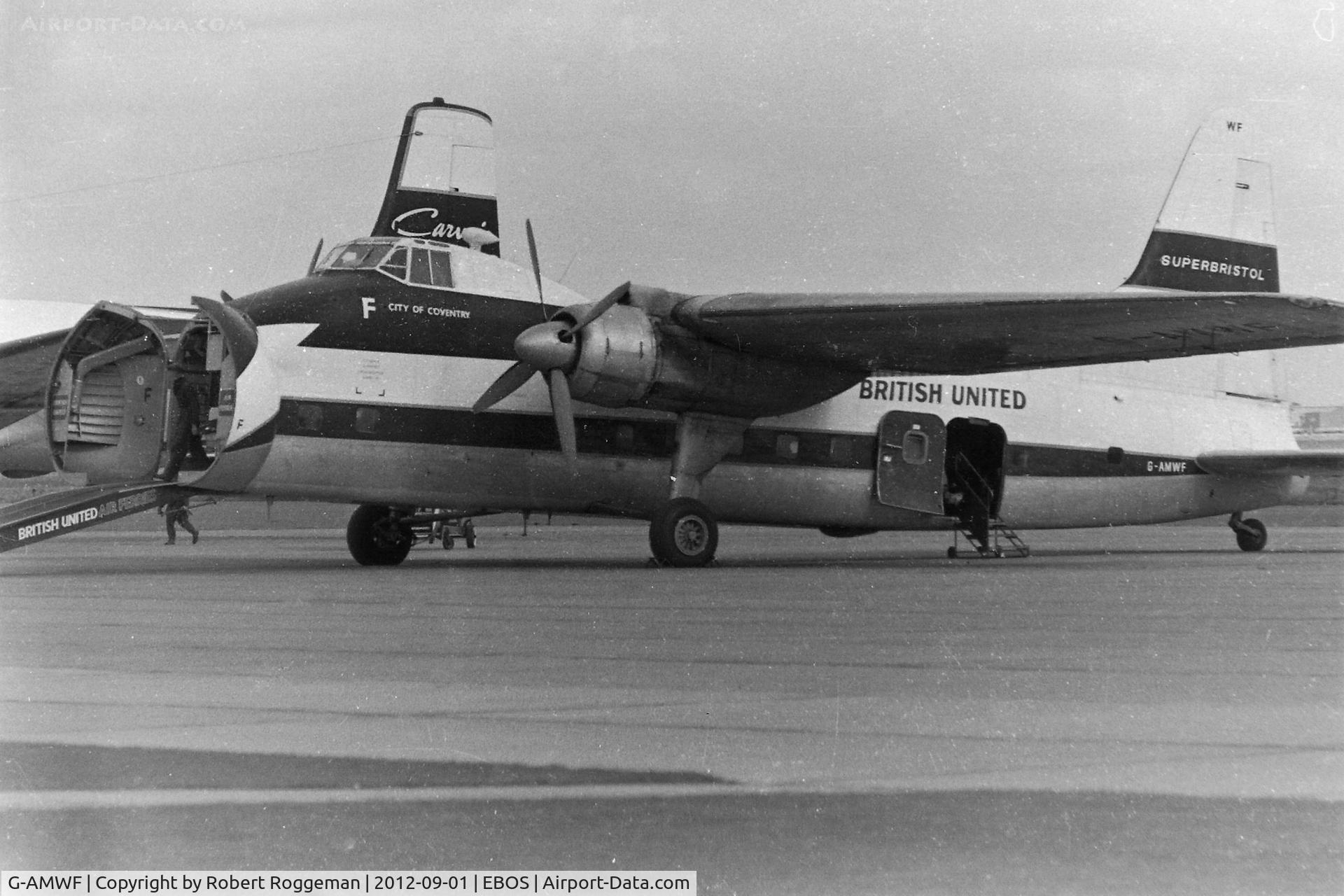G-AMWF, Bristol 170 Freighter Mk.32 C/N 13133, BRITISH UNITED.CITY OF COVENTRY.