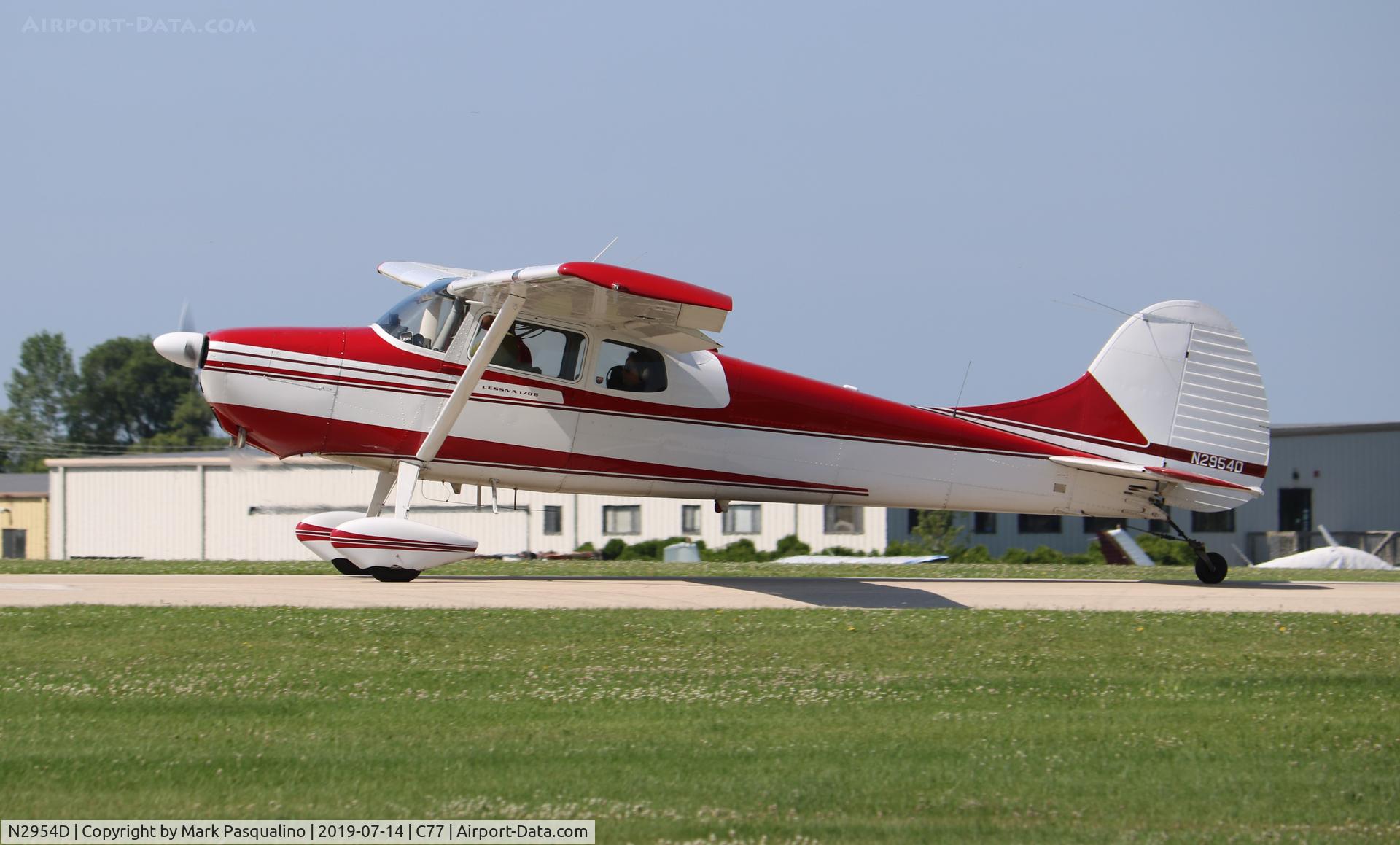 N2954D, 1955 Cessna 170B C/N 26897, Cessna 170B