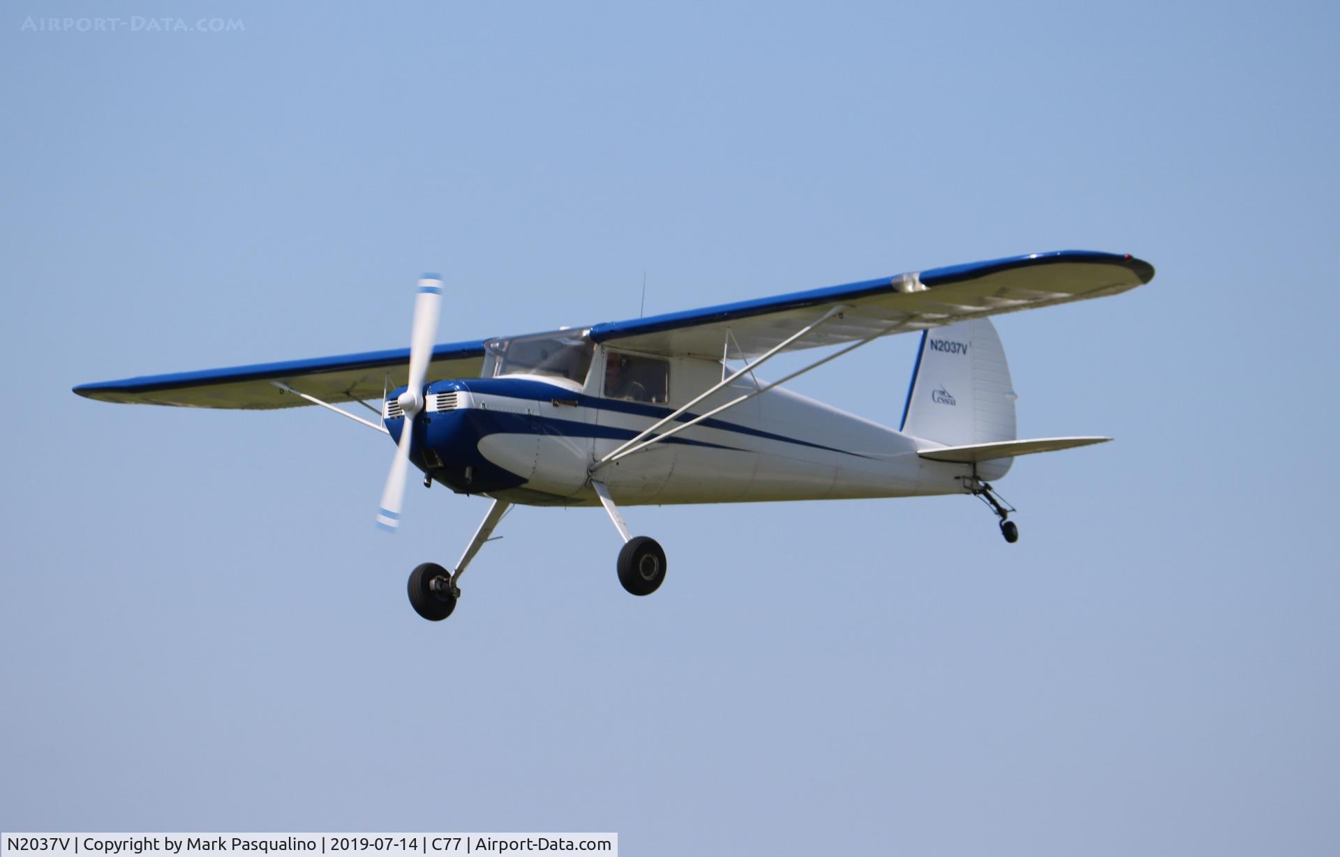 N2037V, 1947 Cessna 120 C/N 14250, Cessna 120